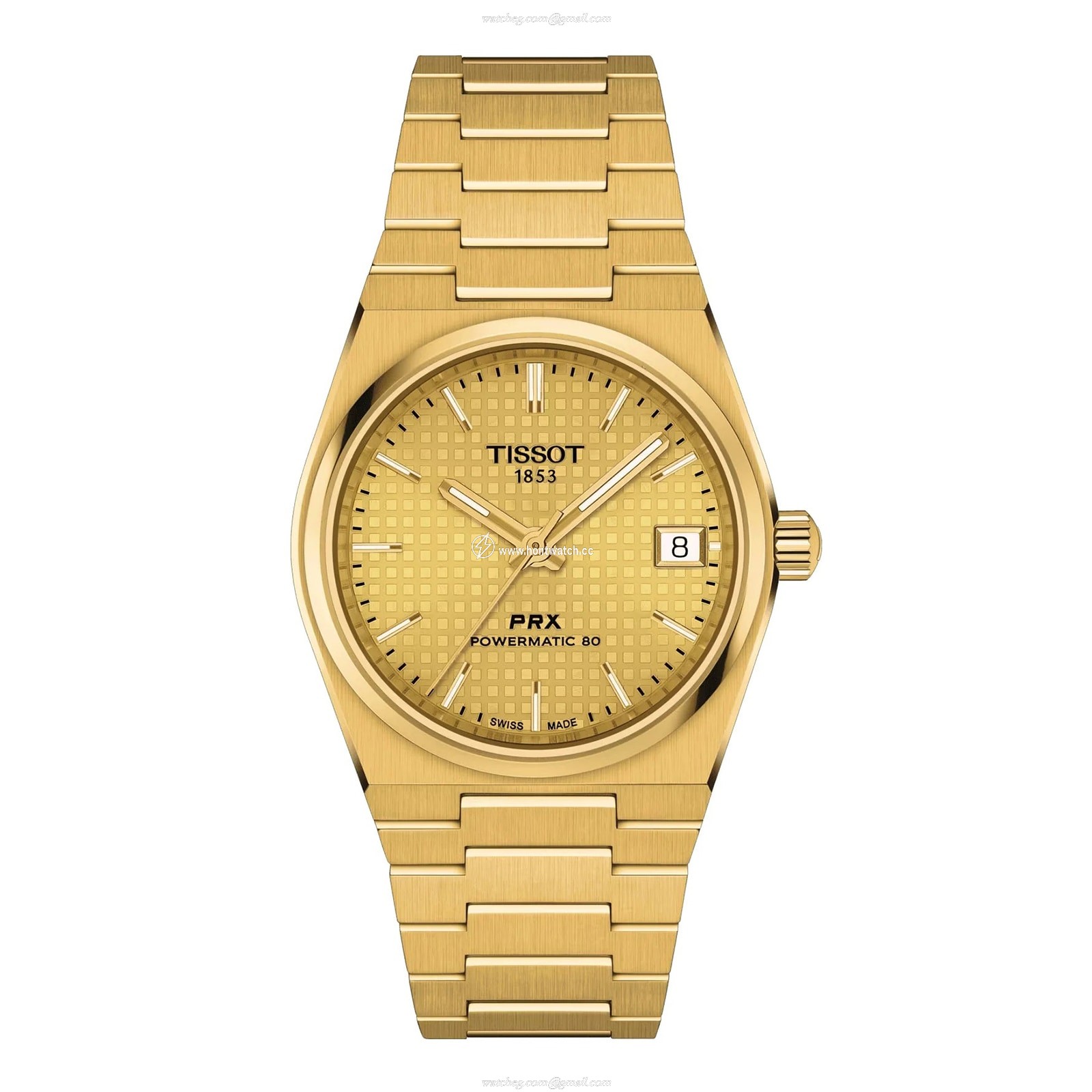 Tissot PRX 35mm Automatic Gold Watch - Stainless Steel & Yellow Gold PVD