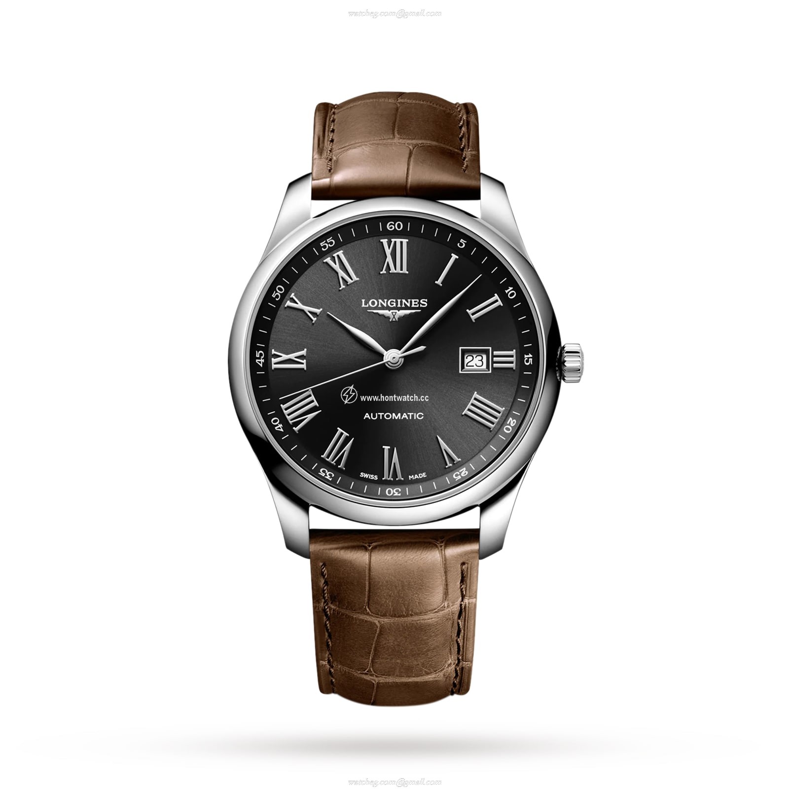 Longines Master Collection L28934592 | 42mm Automatic Black Dial Watch