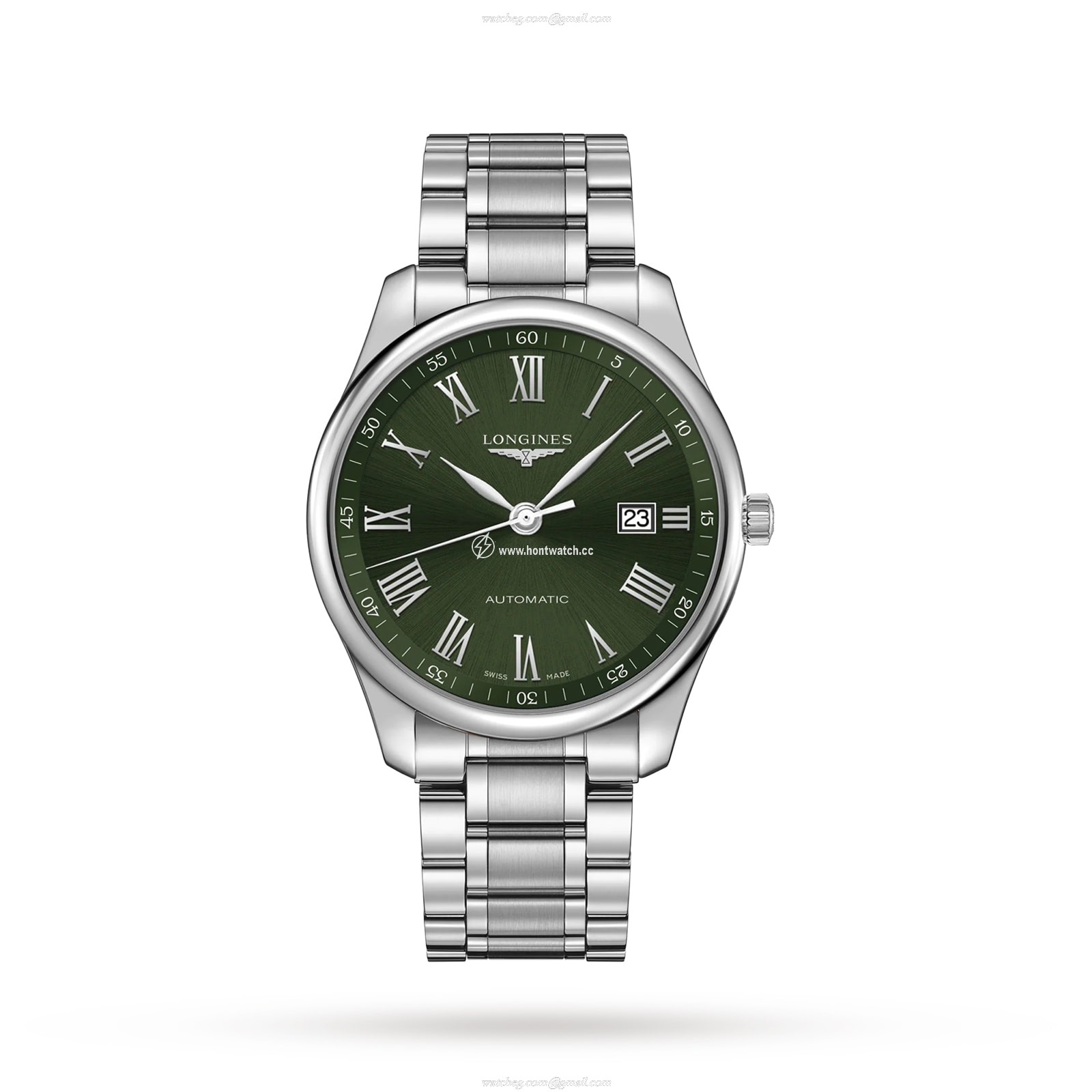Longines Master Collection L28934096 - 42mm Automatic Green Dial | Stainless Steel