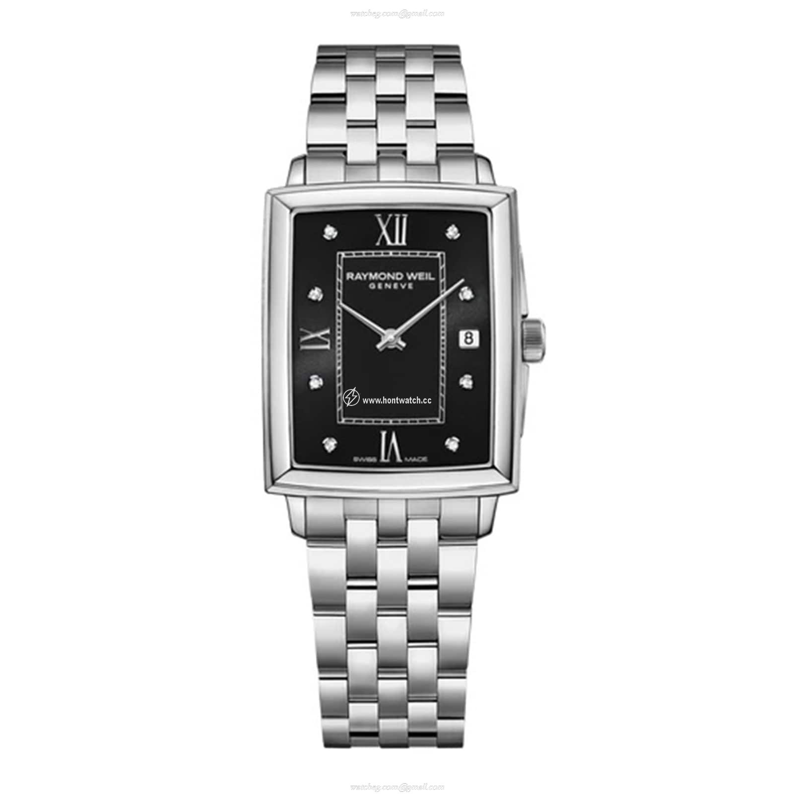 Raymond Weil Toccata 5925-ST-00295 | Black Dial | Diamond Dots | 23mm