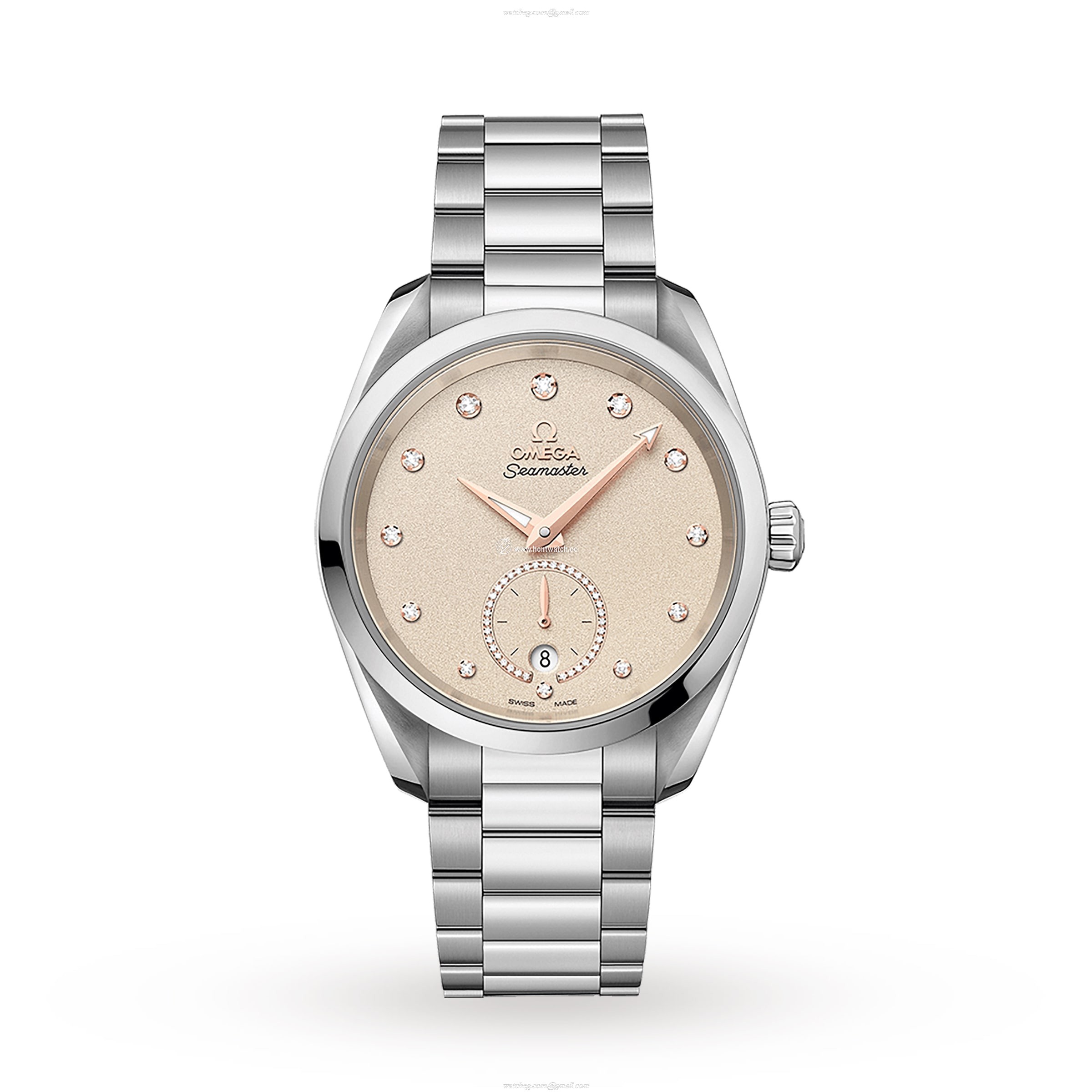 Omega Seamaster Aqua Terra 38mm Automatic Ivory Dial Stainless Steel Watch