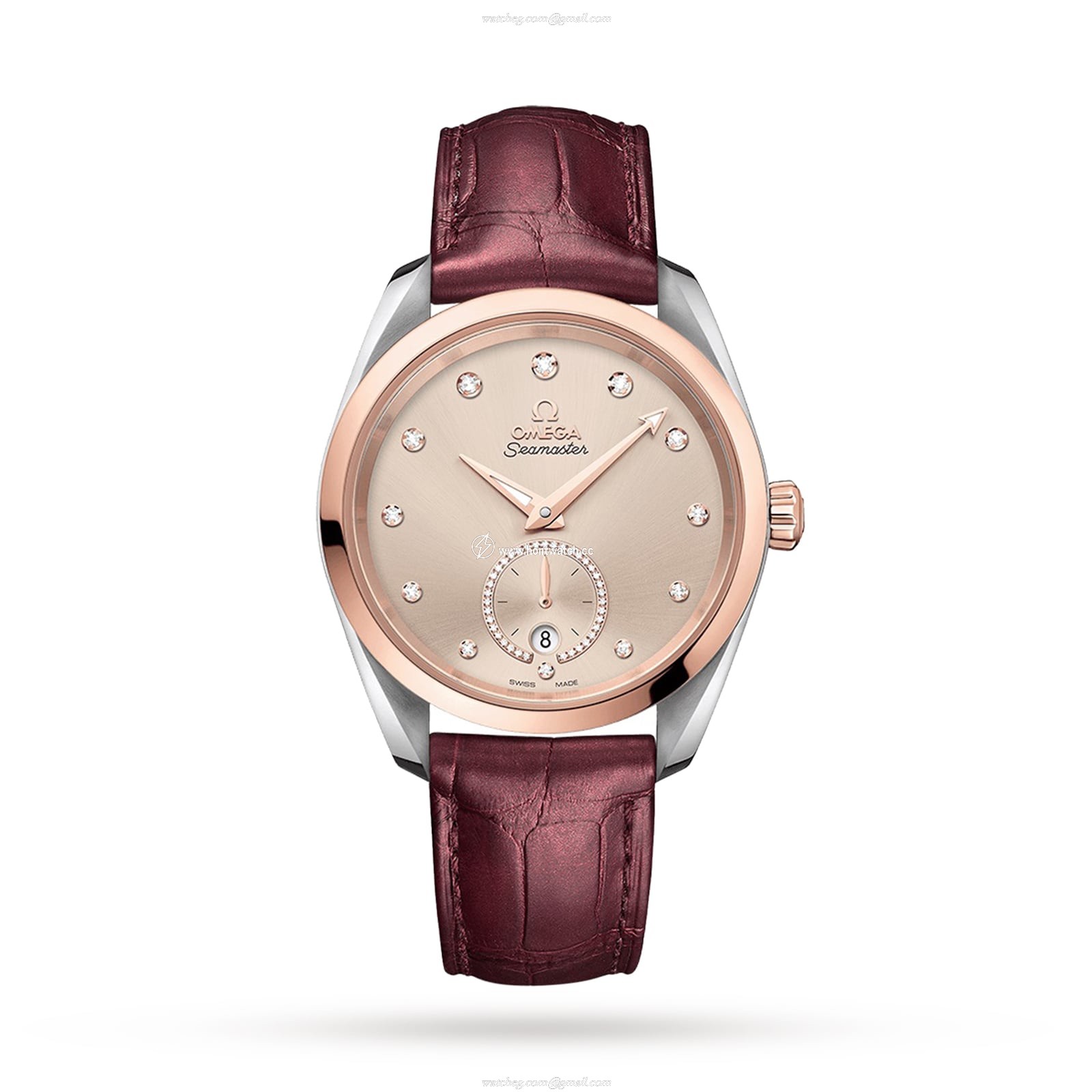 Omega Seamaster Aqua Terra 38mm Red Dial | Automatic | Stainless Steel & Sedna Gold