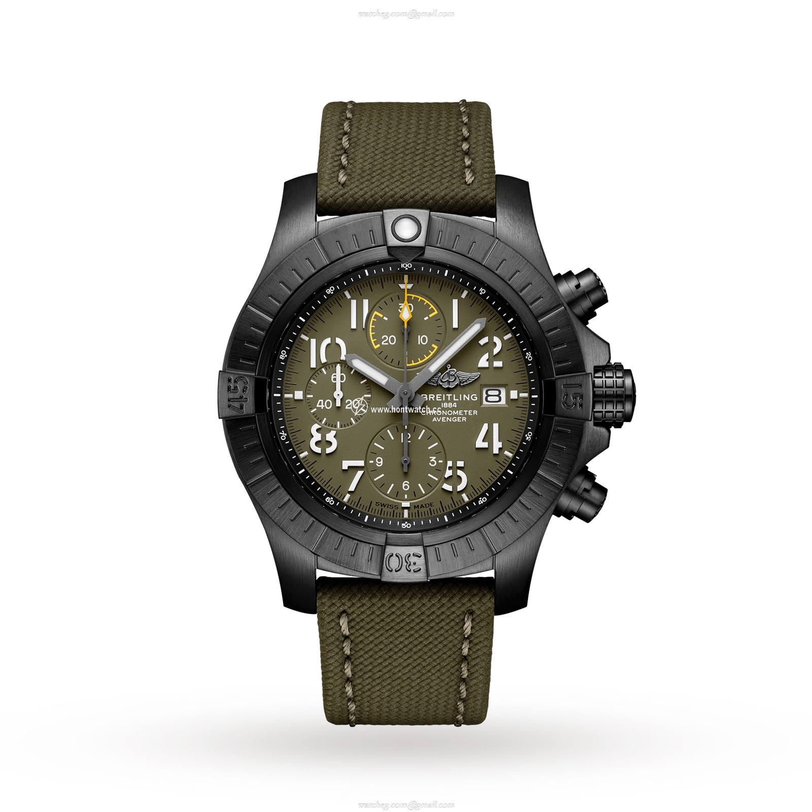 Breitling Avenger Titanium Automatic Green Watch - 45mm Case | 300m Water Resistant