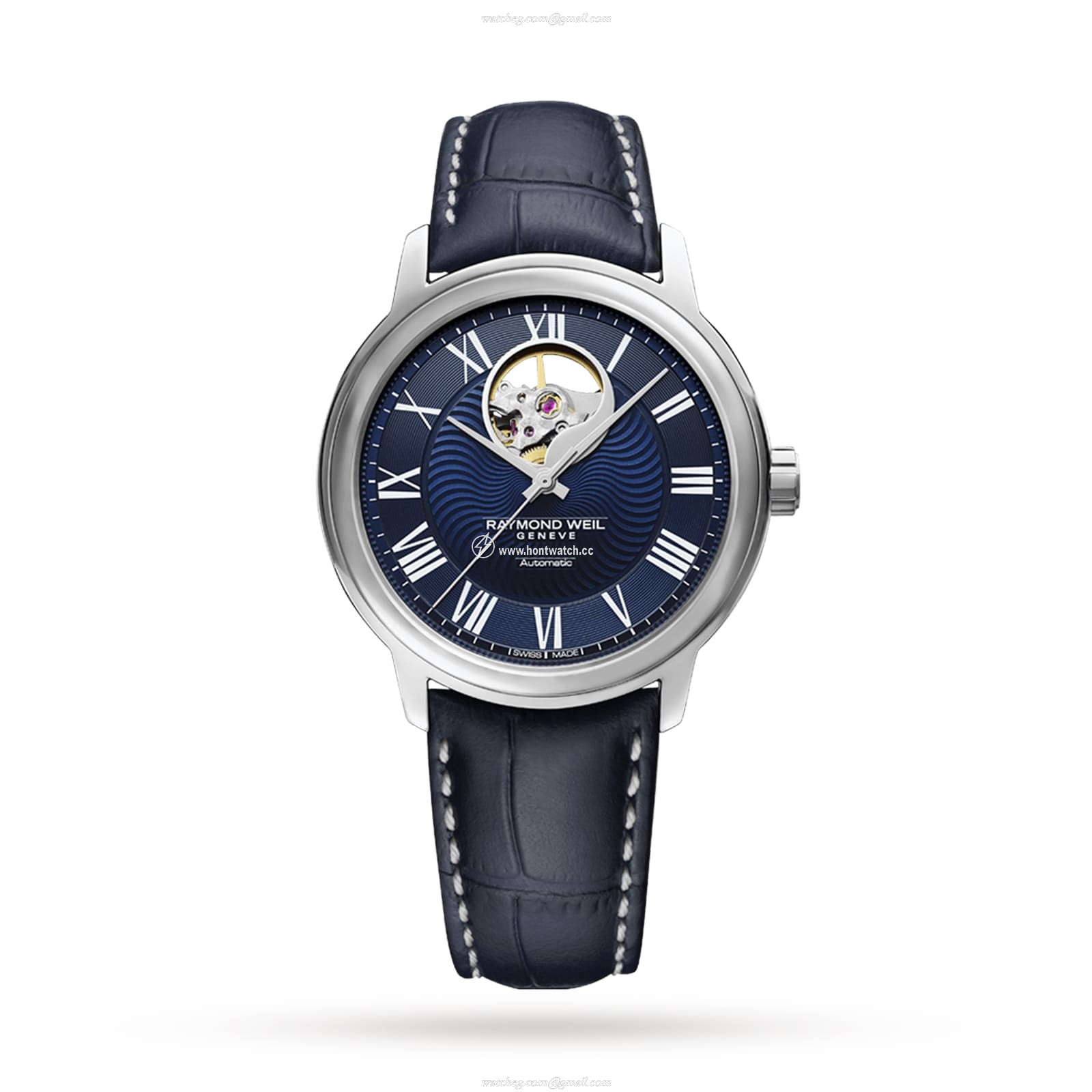 Raymond Weil Maestro Automatic Blue Watch - 40mm Stainless Steel