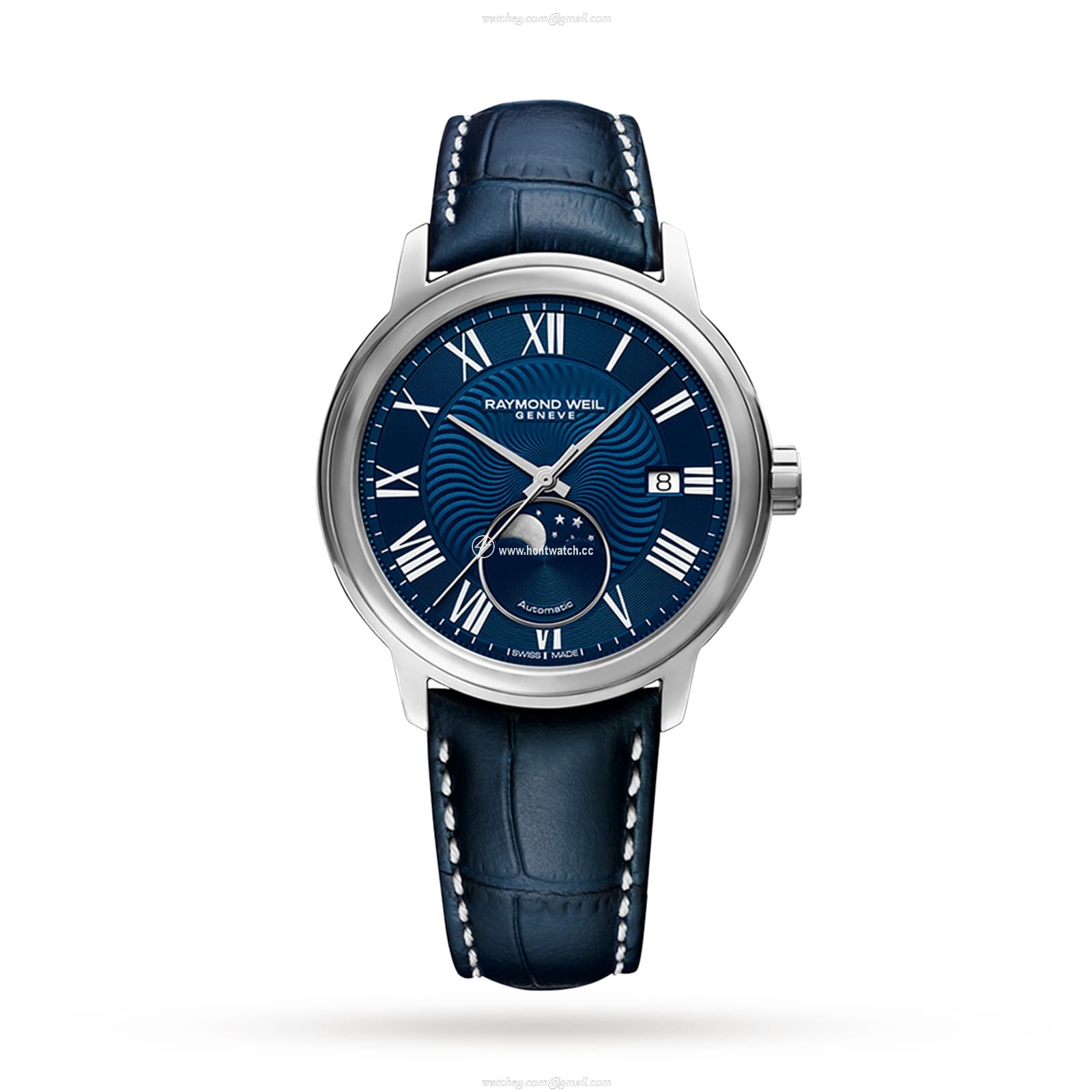 Raymond Weil Maestro Automatic Watch - 40mm Blue Dial | Stainless Steel