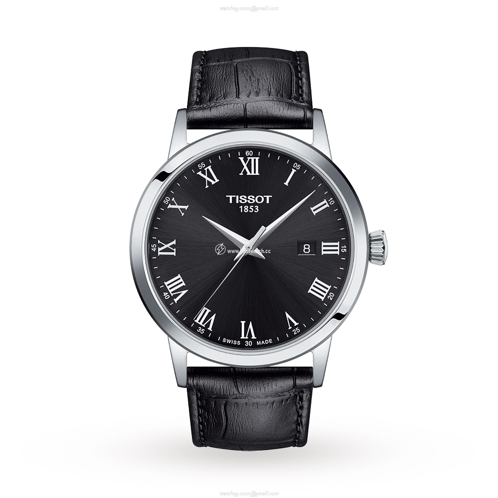 Tissot T-Classic T1294101605300 | 42mm Stainless Steel Quartz Watch - Black