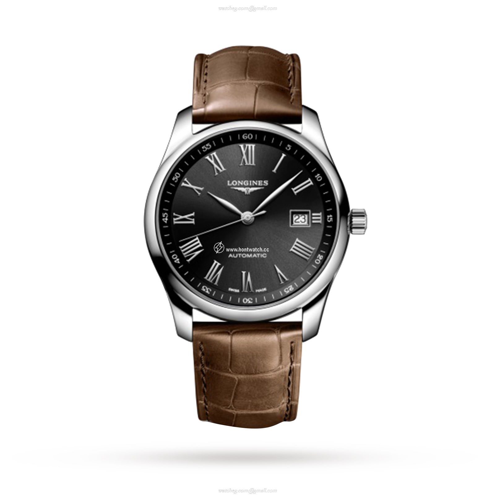 Longines Master Collection L27934592 | 40mm Automatic Watch - Black Dial