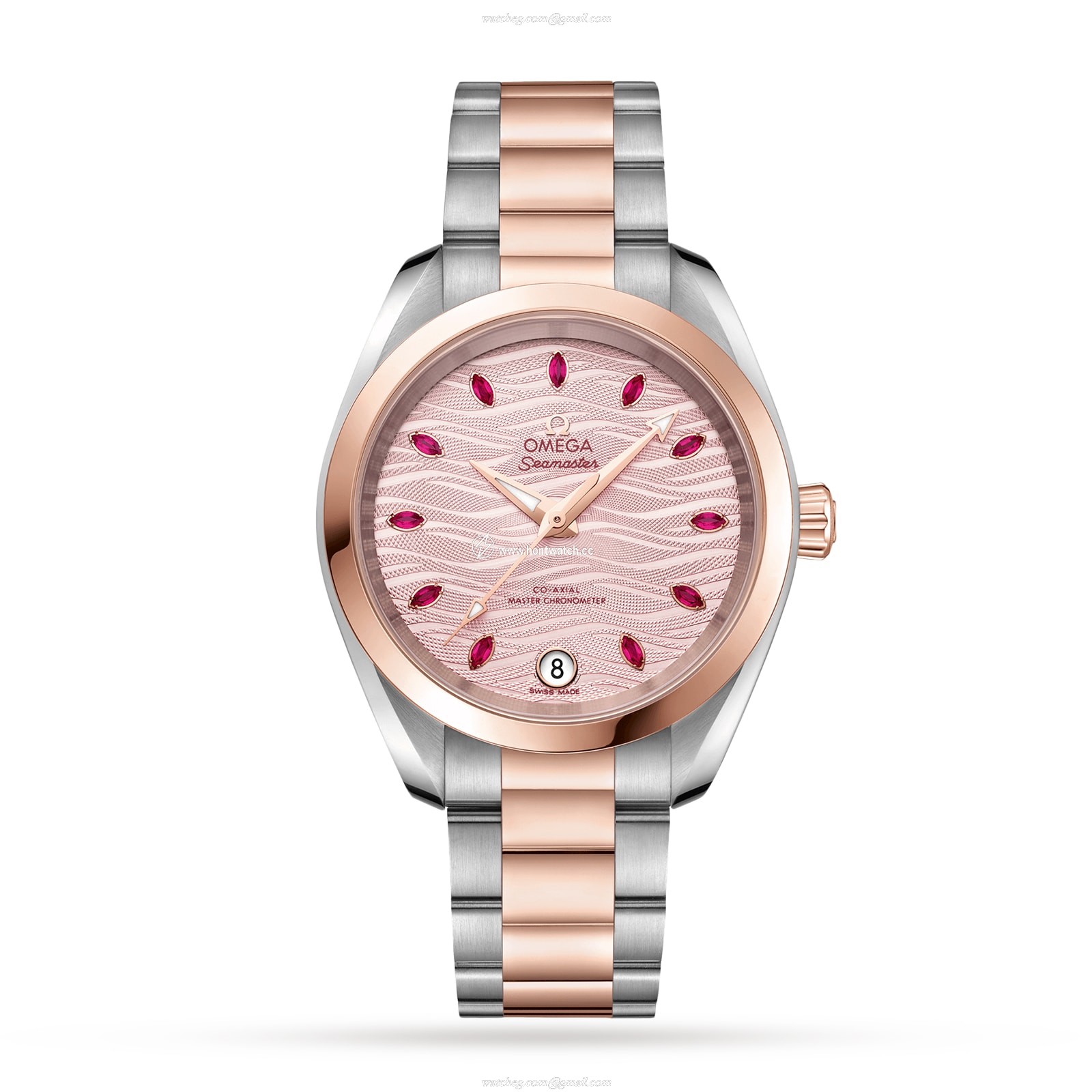 Omega Seamaster 34mm Pink Dial | Automatic | Stainless Steel & Rose Gold