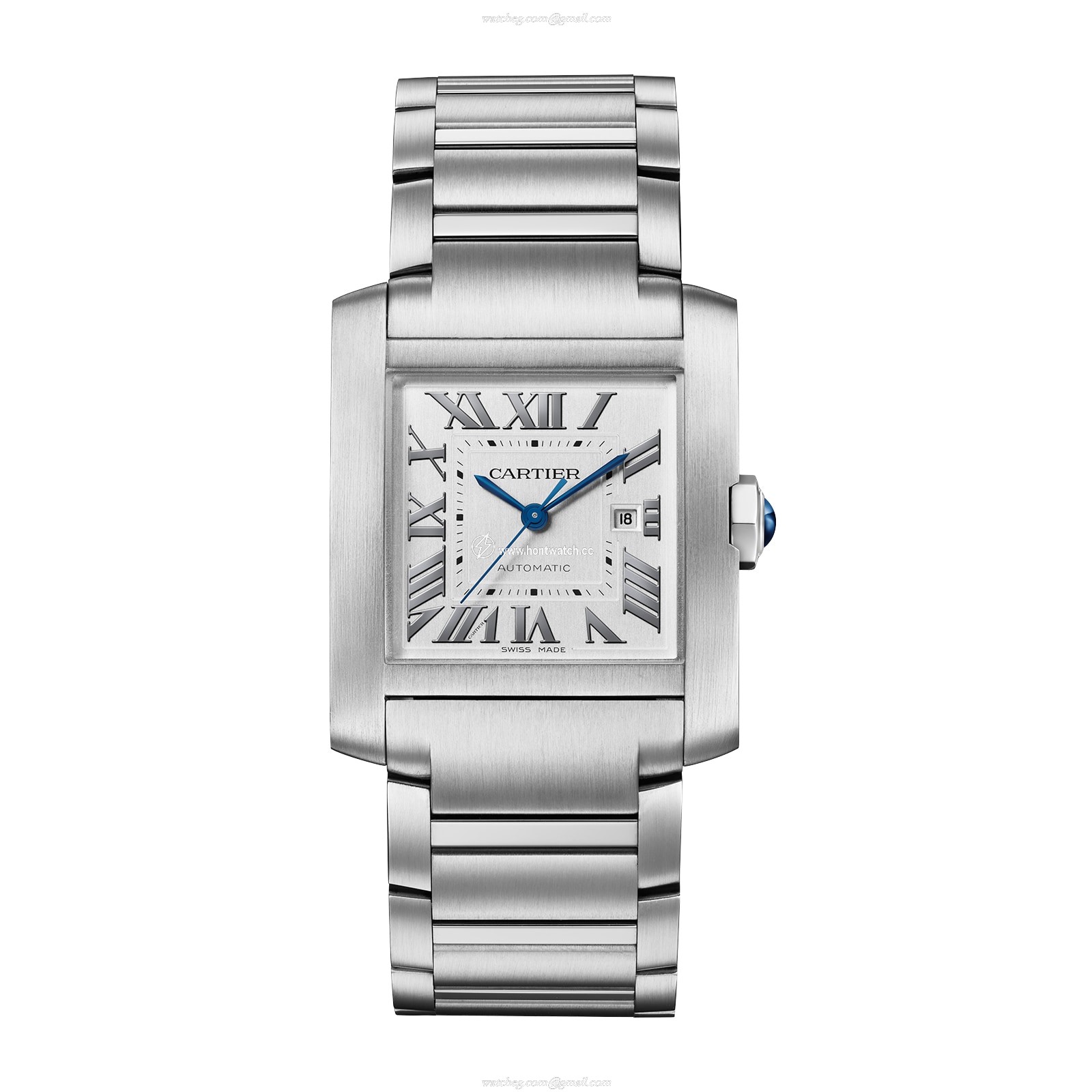 Cartier Tank Francaise WSTA0067 - 31mm Steel Automatic Silver Dial Watch