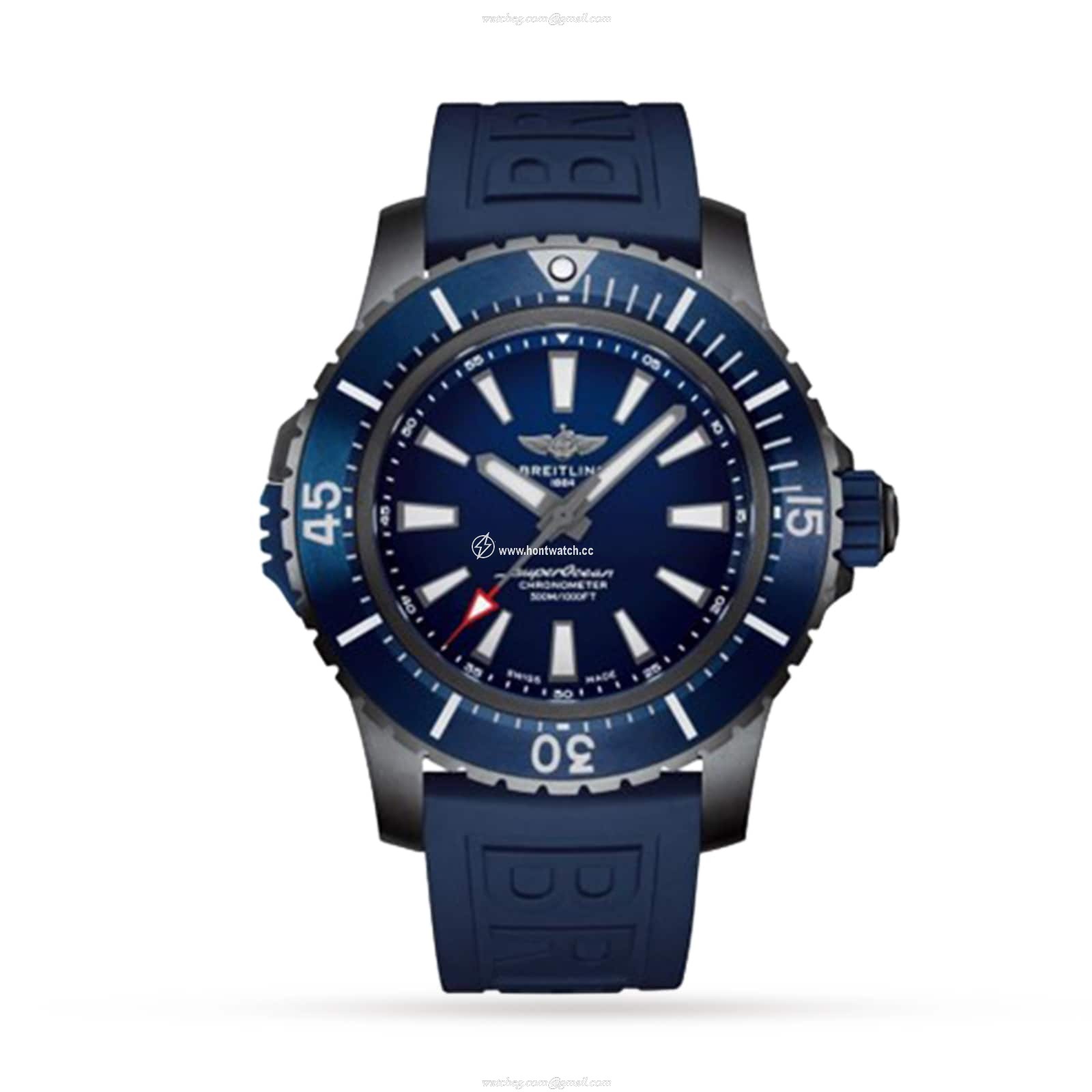 Breitling Superocean Automatic 48mm Titanium Blue Dial Replica Watch