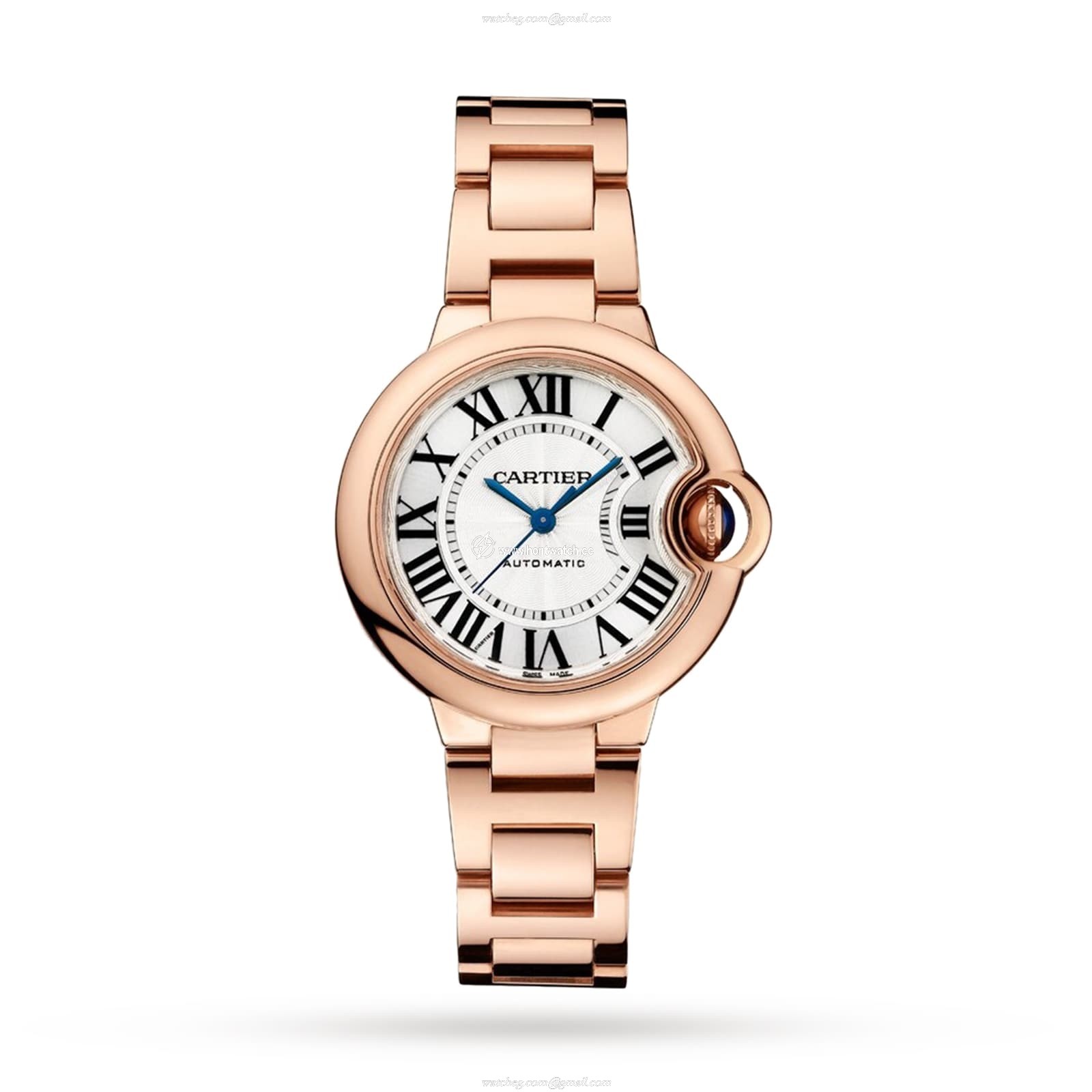 Cartier Ballon Bleu de Cartier WGBB0042 | 33mm Rose Gold Automatic Watch