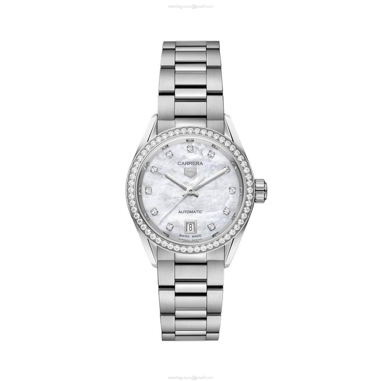 TAG Heuer Carrera WBN2414.BA0621 - 29mm Automatic Watch - Mother of Pearl Dial