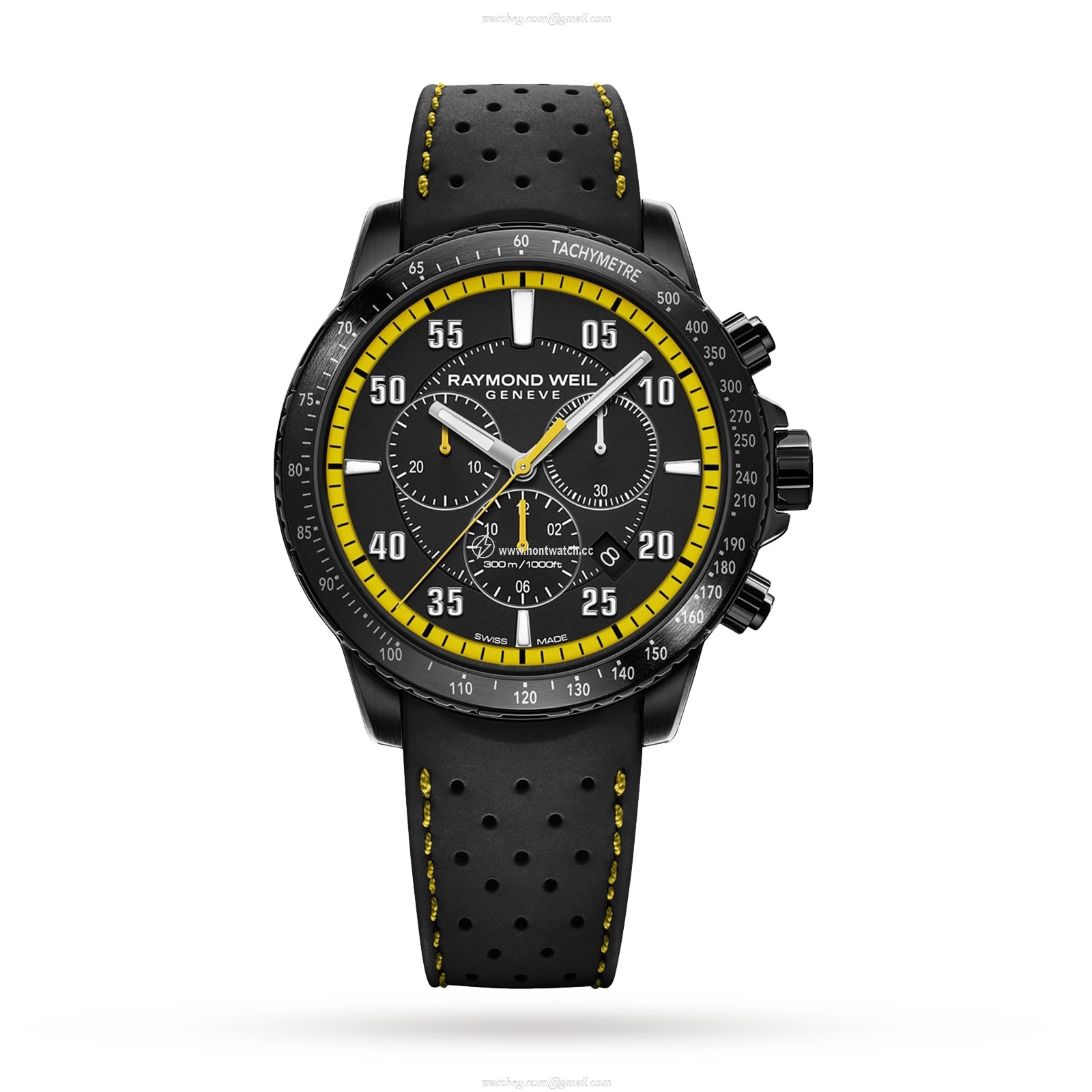 Raymond Weil Tango 8570-BKR-05275 | Black PVD & Steel | 43mm Quartz