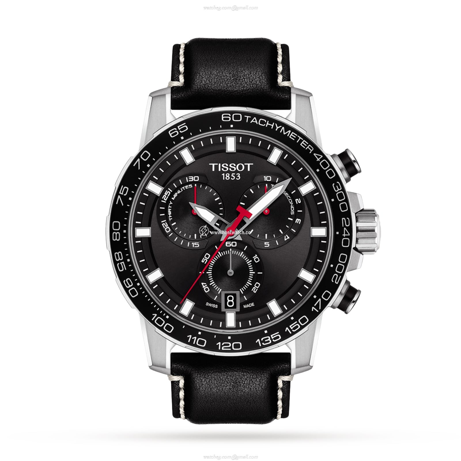 Tissot T-Sport Chrono | 45.5mm Stainless Steel Black Dial Quartz Watch