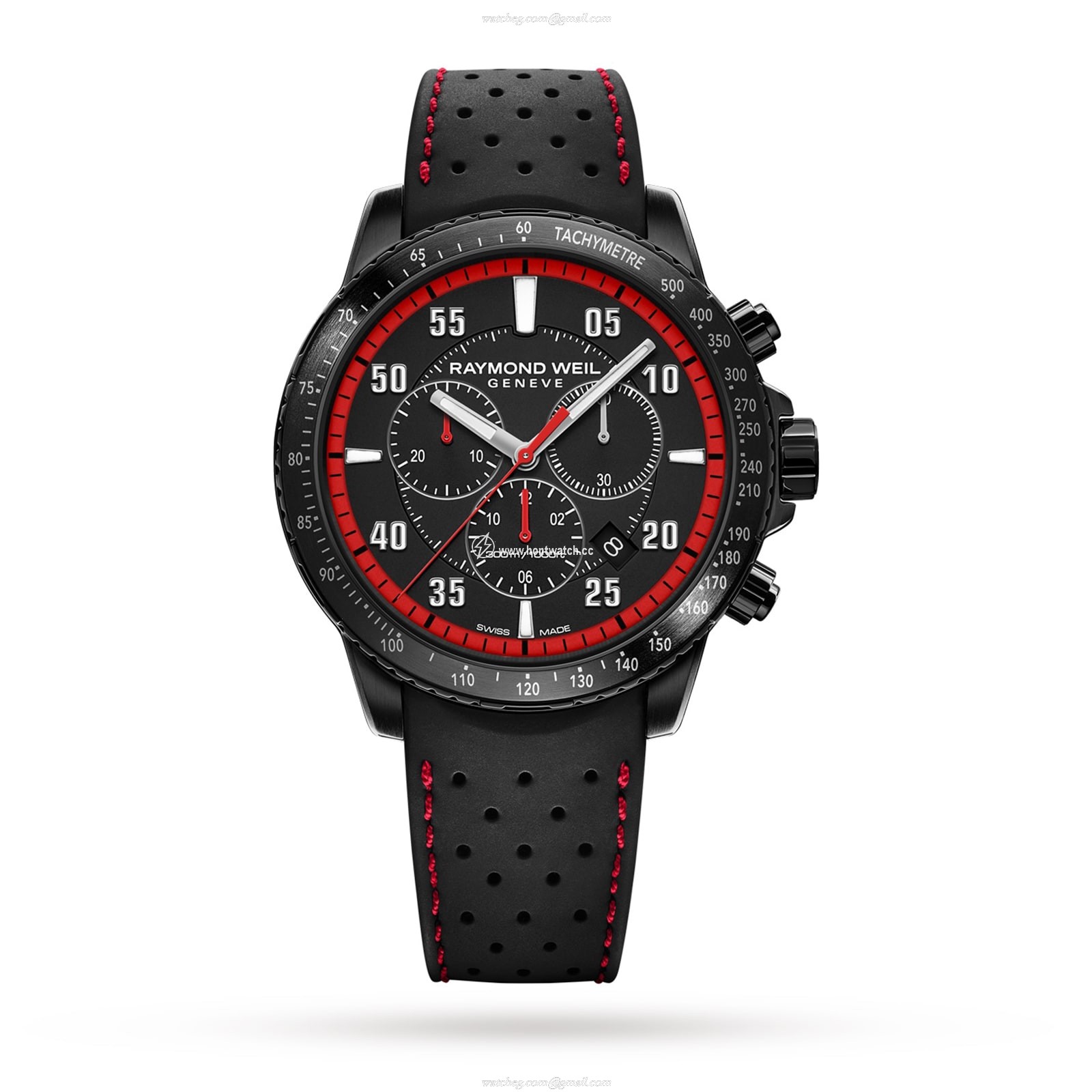 Raymond Weil Tango 8570-BKR-05240 | Black Chronograph | 43mm Quartz Watch