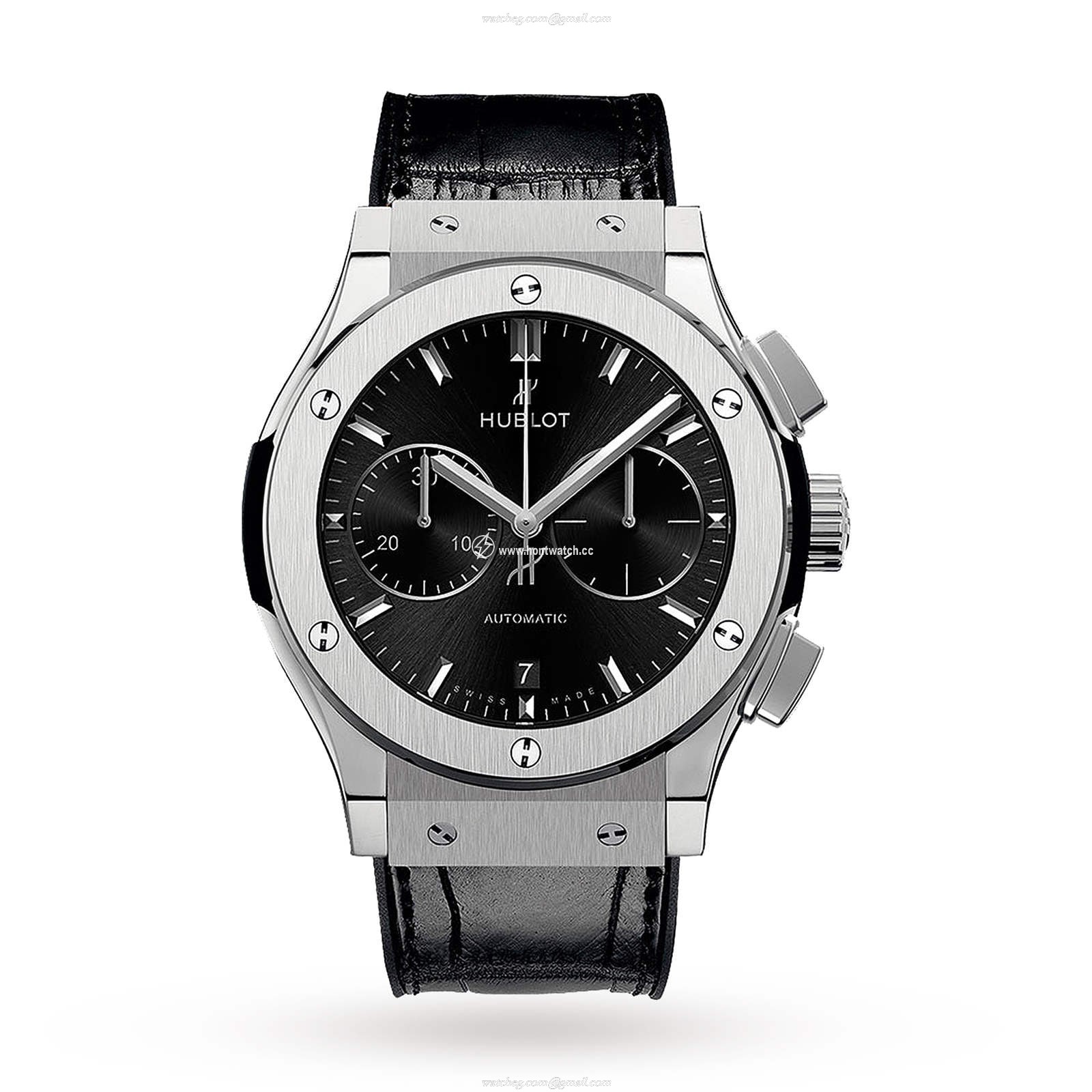 Hublot Classic Fusion Titanium Automatic Watch - 42mm Black Dial | Replica