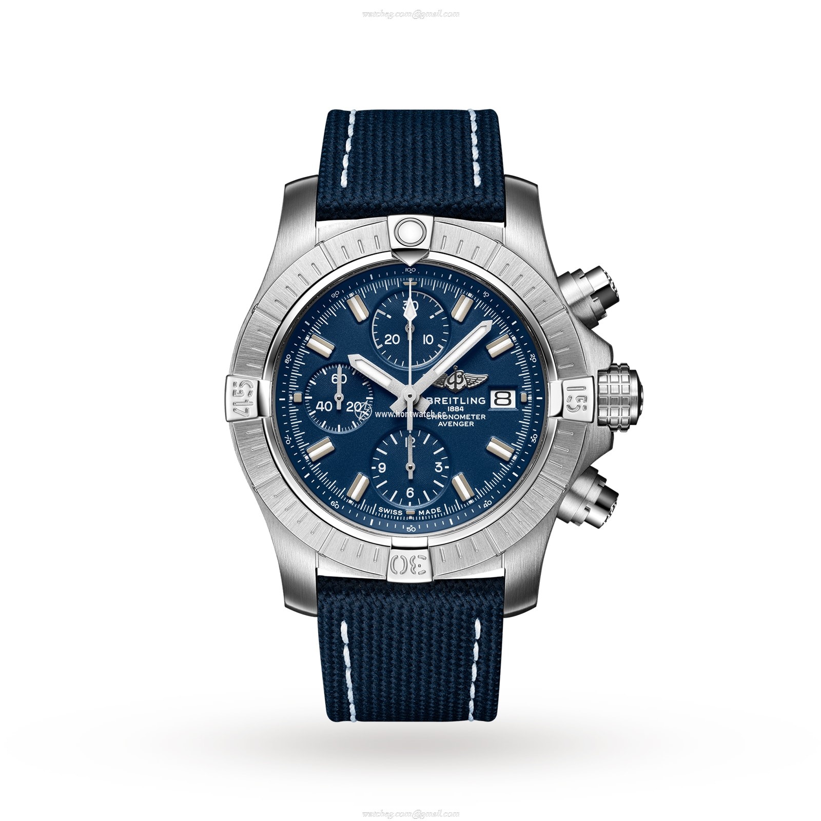 Breitling Avenger A13385101C1X2 - 43mm Stainless Steel Automatic Blue Watch