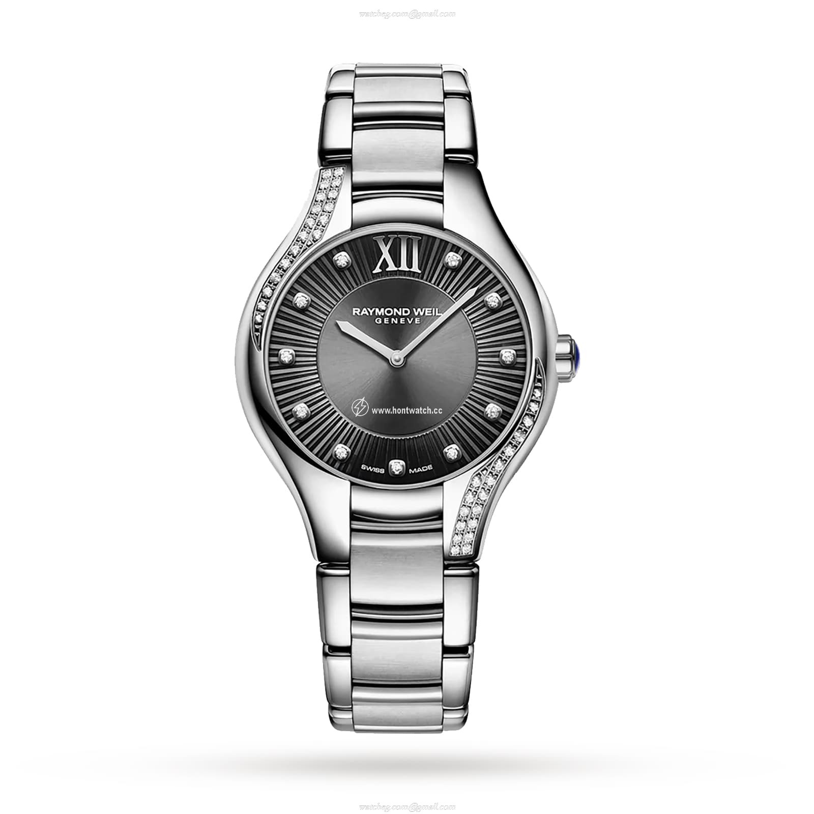 Raymond Weil Neomia 5132-S1S-60181 | Grey Dial | Diamond Markers | 32mm