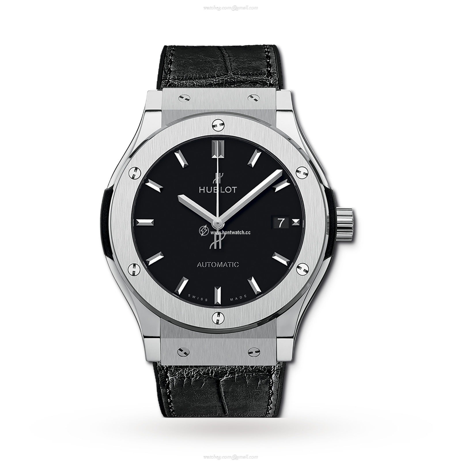 Hublot 511.NX.1171.LR | 45mm Black Automatic Watch | Stainless Steel