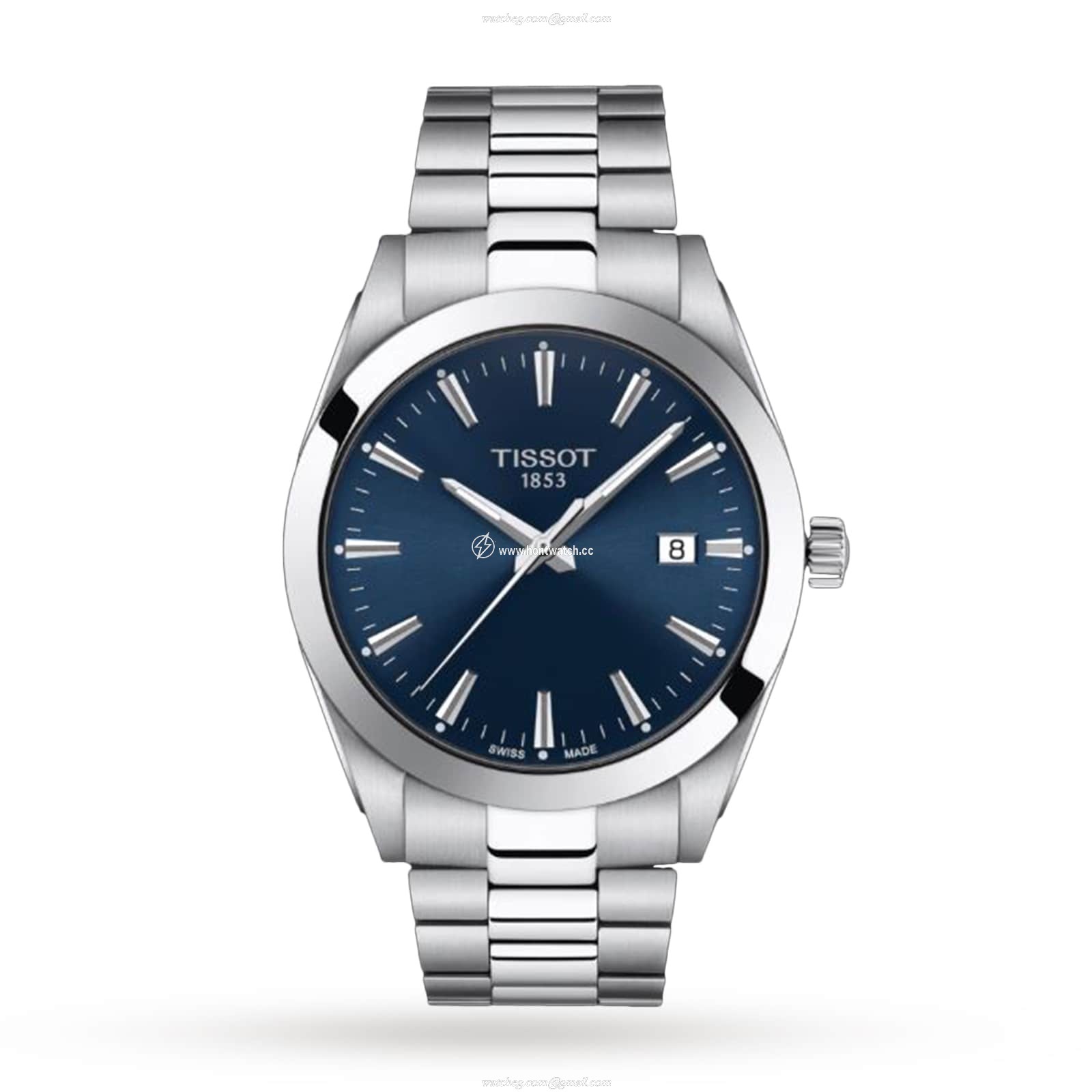 Tissot T-Classic Gentleman Quartz Watch - 40mm Blue Dial - Stainless Steel