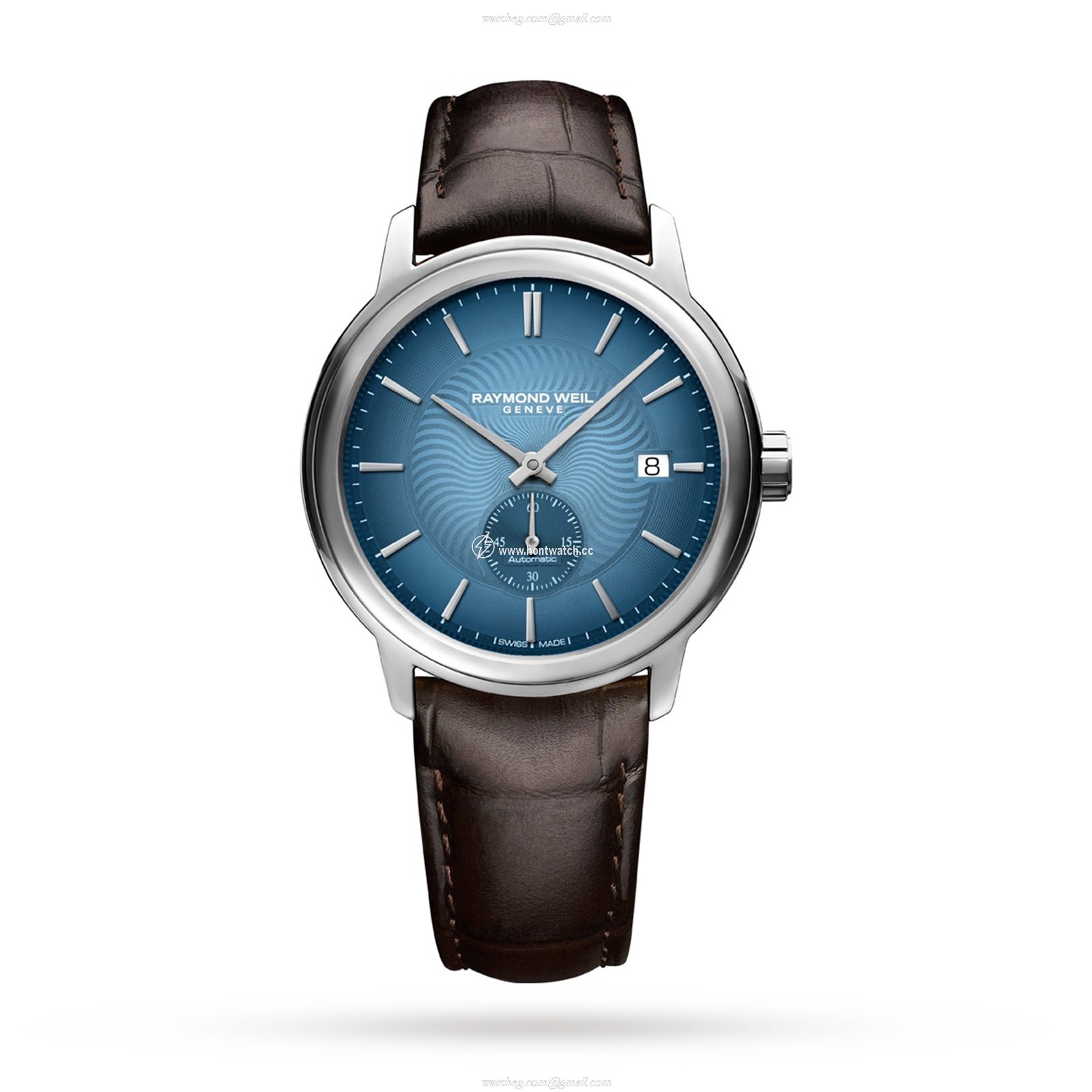 Raymond Weil Maestro Automatic Blue Dial Watch - 39.5mm Stainless Steel