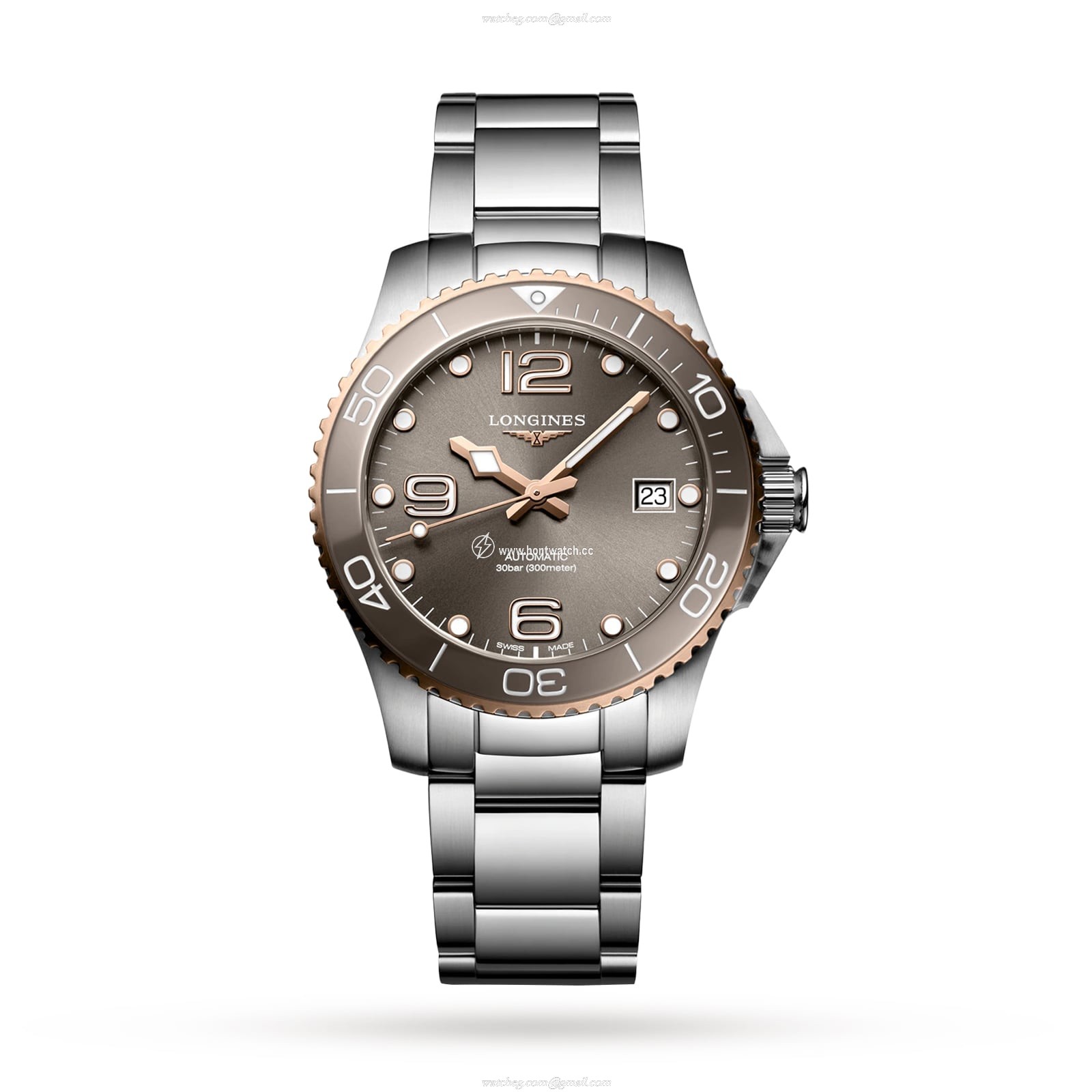Longines HydroConquest L37803786 | 39mm Grey Automatic | 300M Water Resistant