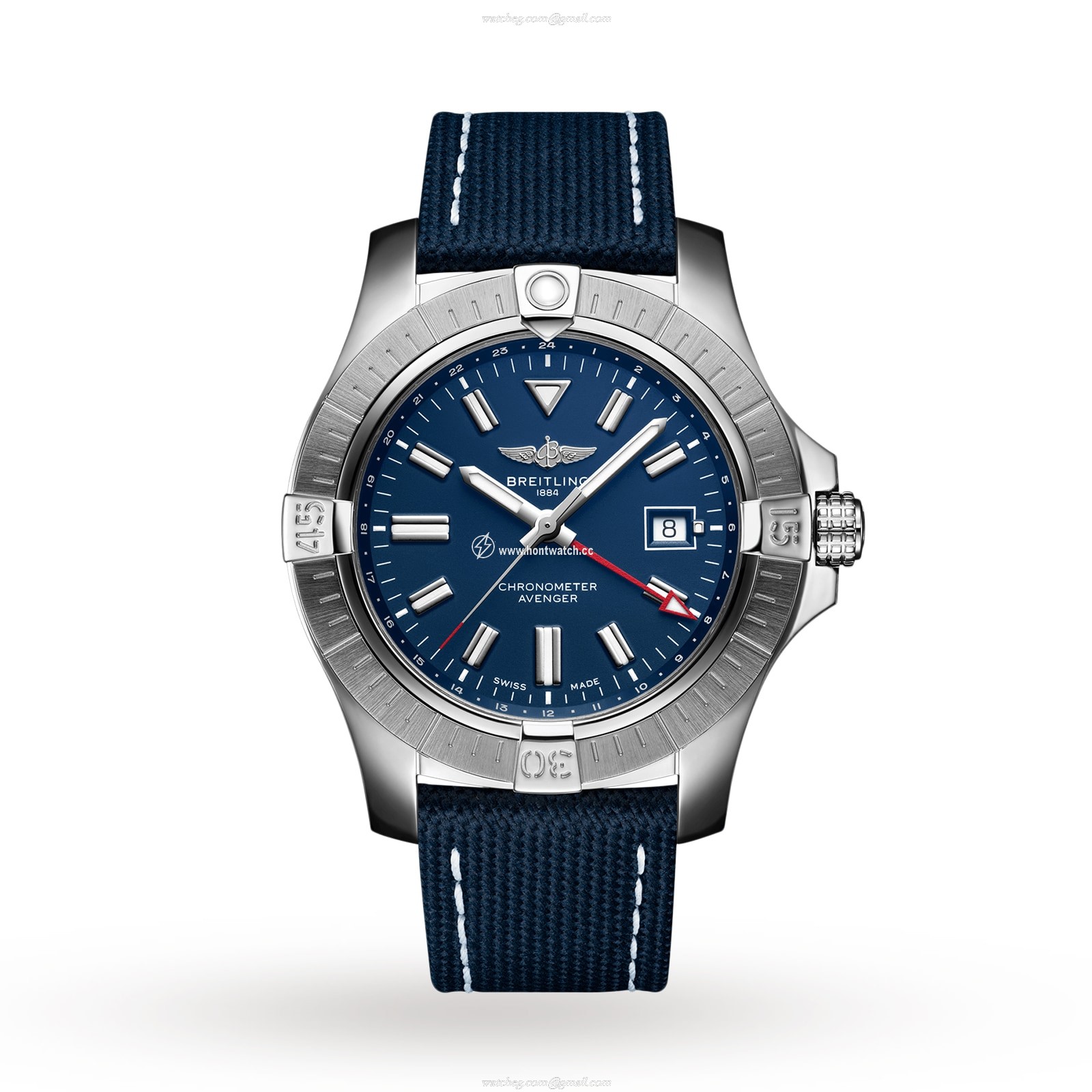 Breitling Avenger A32395101C1X2 - 45mm Stainless Steel Automatic Blue Watch