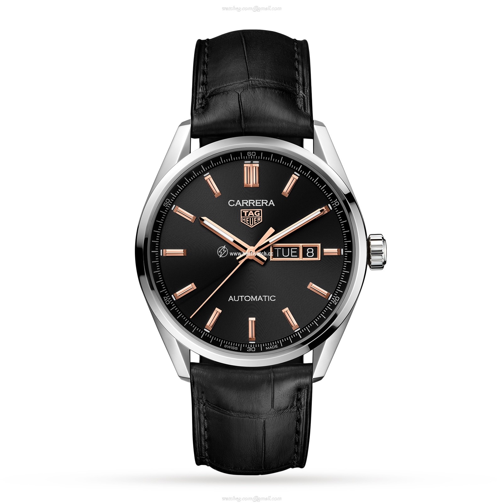 TAG Heuer Carrera Automatic Watch - 41mm Black Dial | Stainless Steel