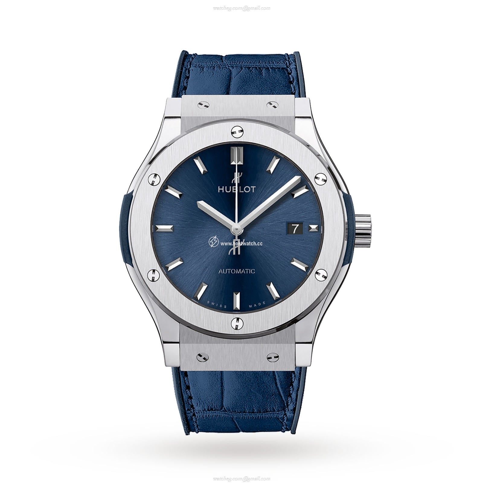Hublot Classic Fusion Titanium Automatic Blue Watch - 42mm