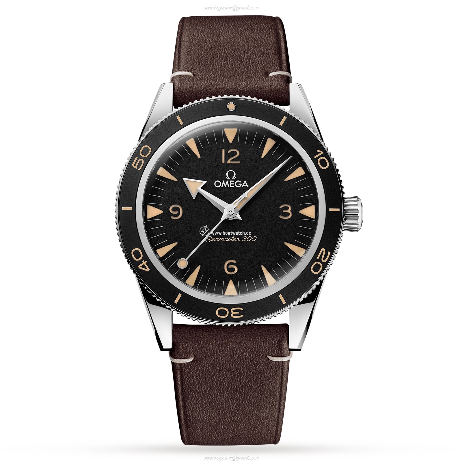 Omega Seamaster 300 Automatic Black Dial 41mm Stainless Steel Watch