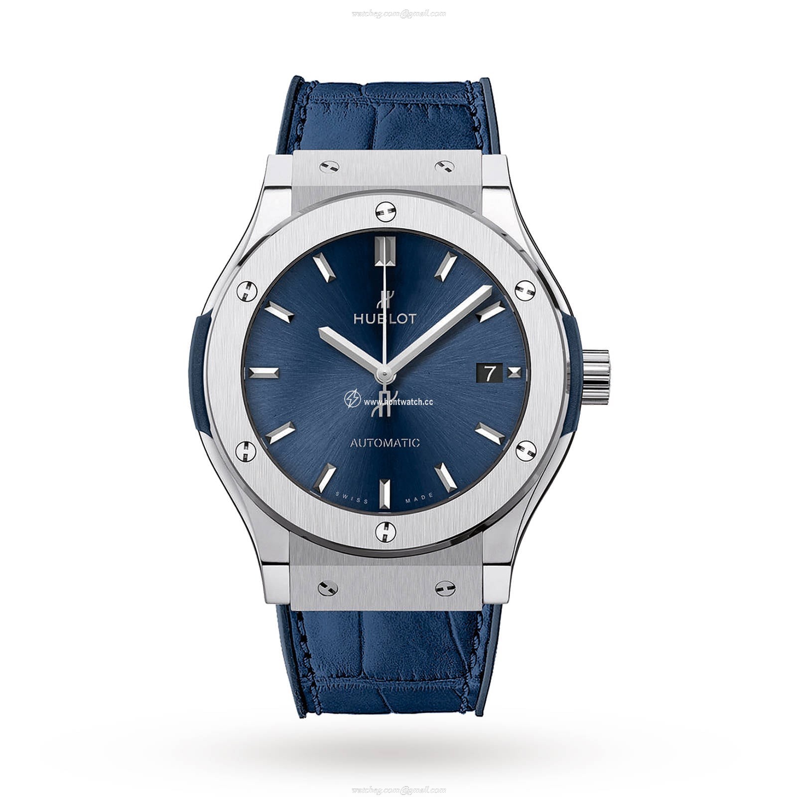 Hublot Classic Fusion 511.NX.7170.LR | 45mm Titanium Automatic Blue Watch