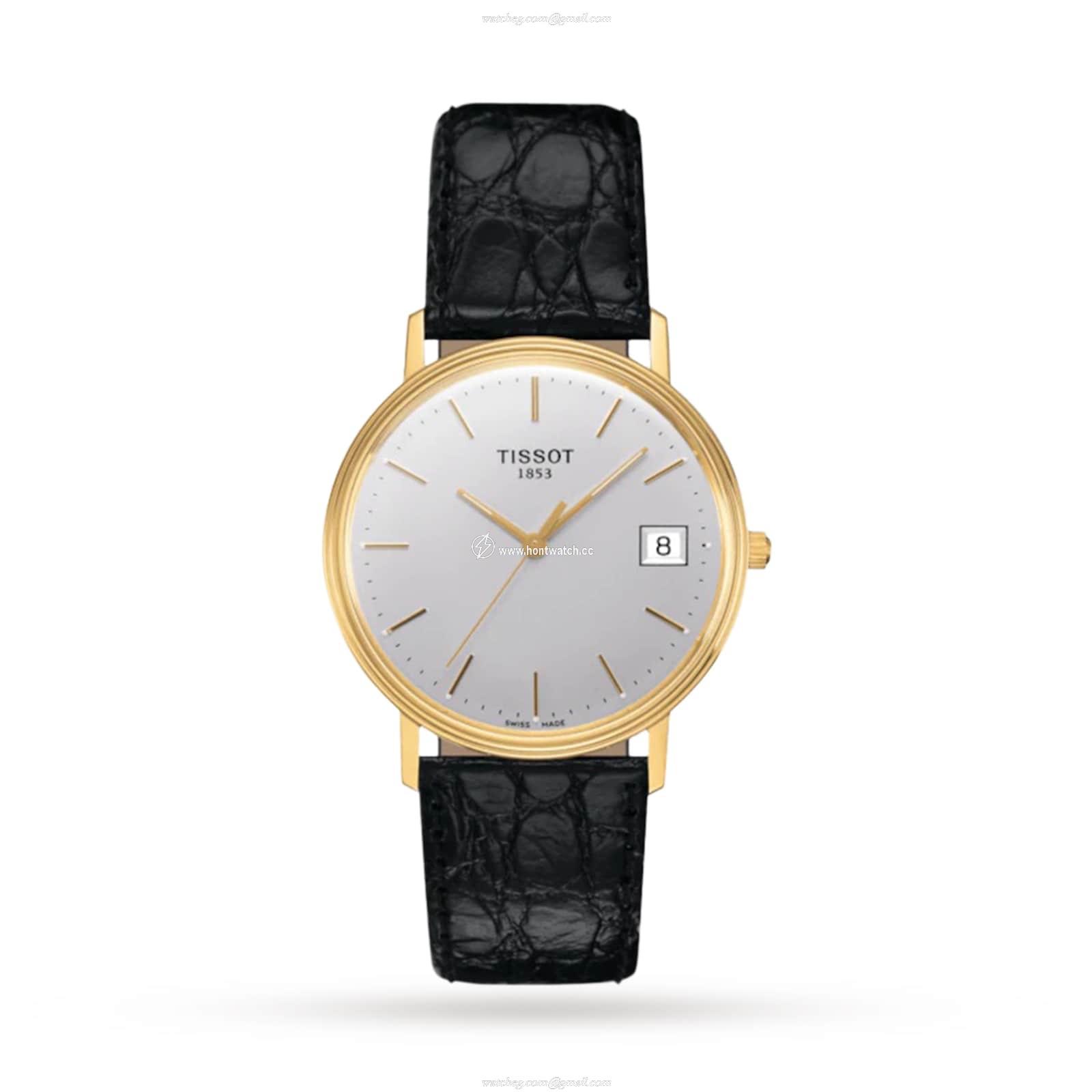 Tissot T-Gold T71340131 - 18ct Gold Quartz Watch - Silver Dial 33.5mm