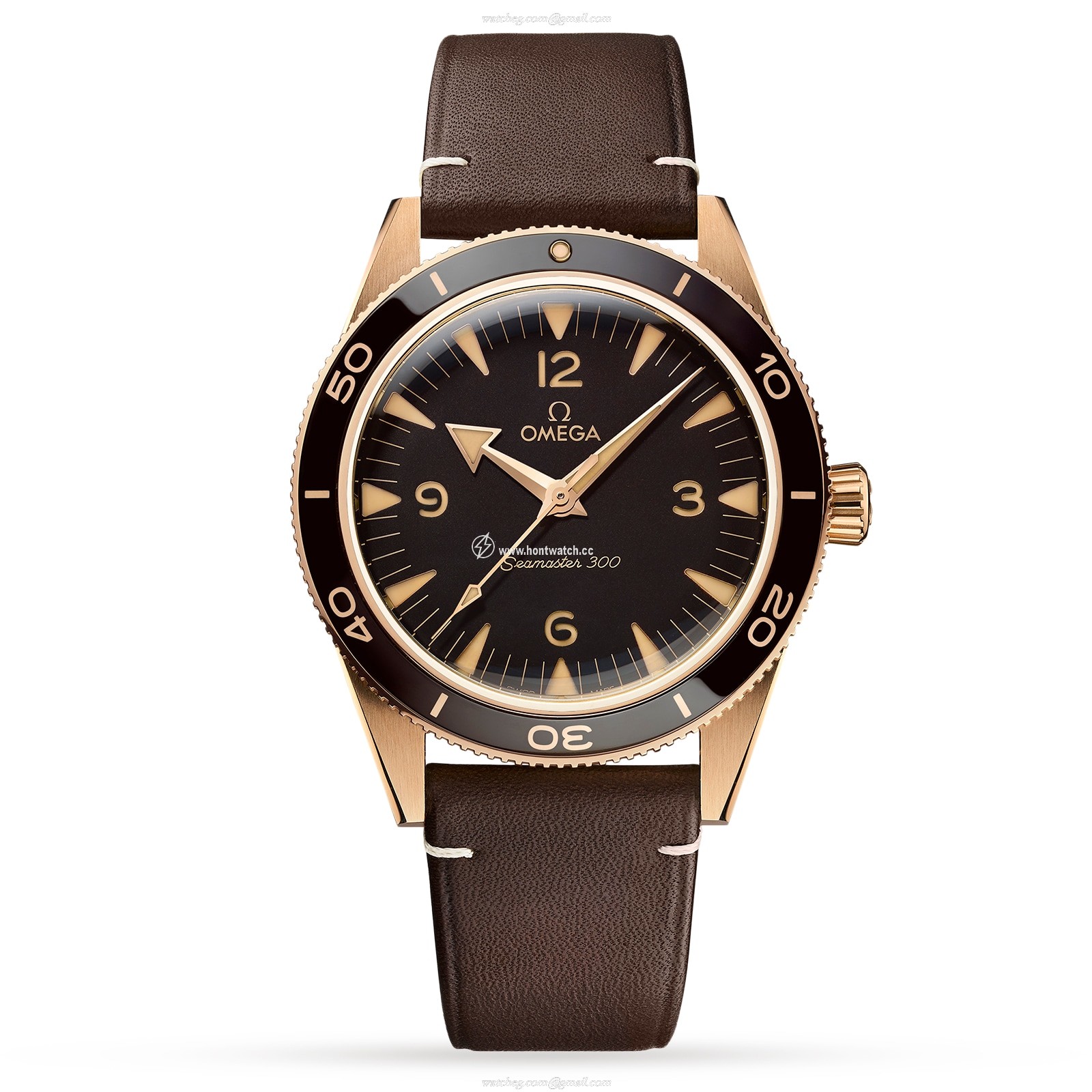 Omega Seamaster 300 Bronze & Ceramic 41mm Automatic Brown Watch Replica