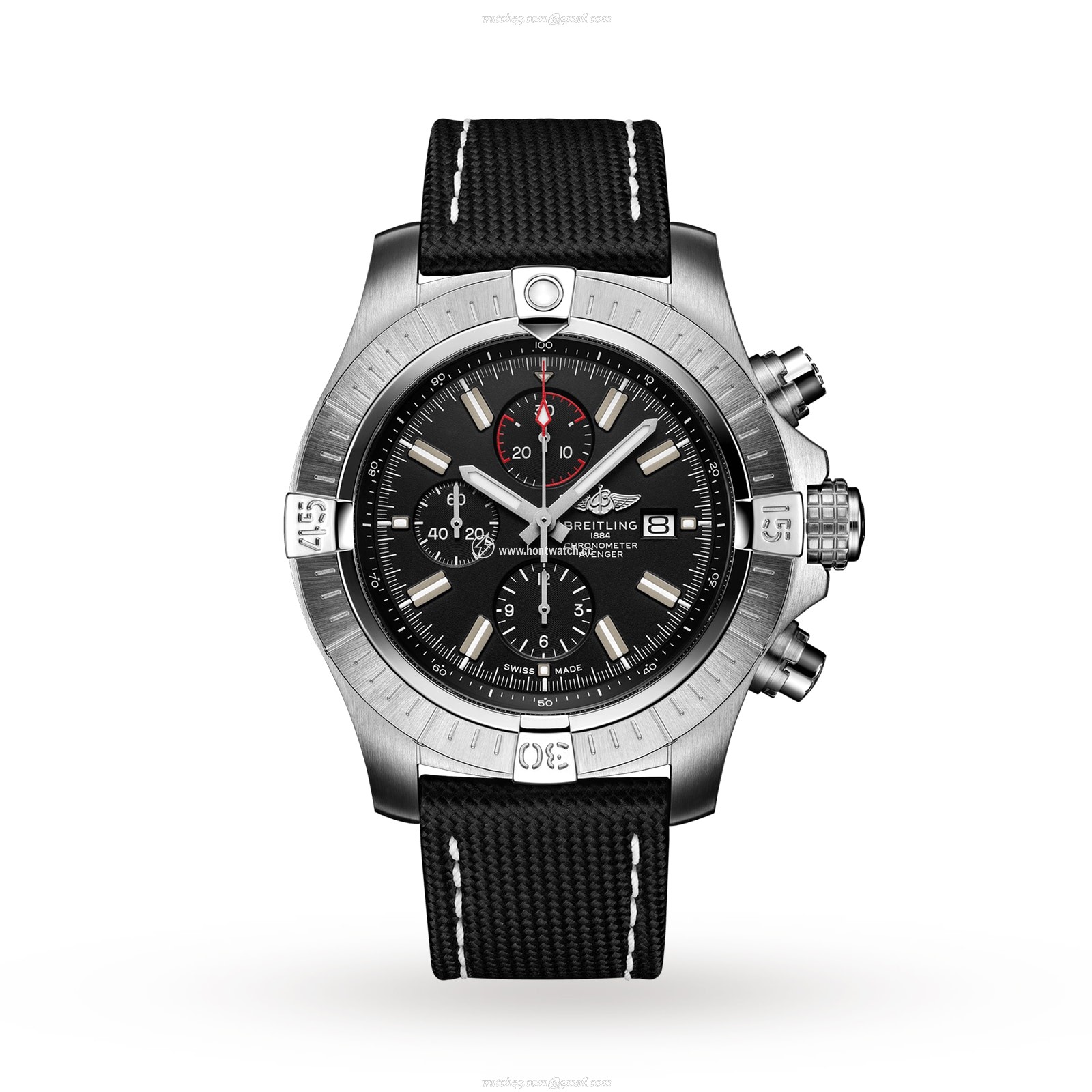 Breitling Avenger A13375101B1X2 | 48mm Stainless Steel Automatic Black Watch