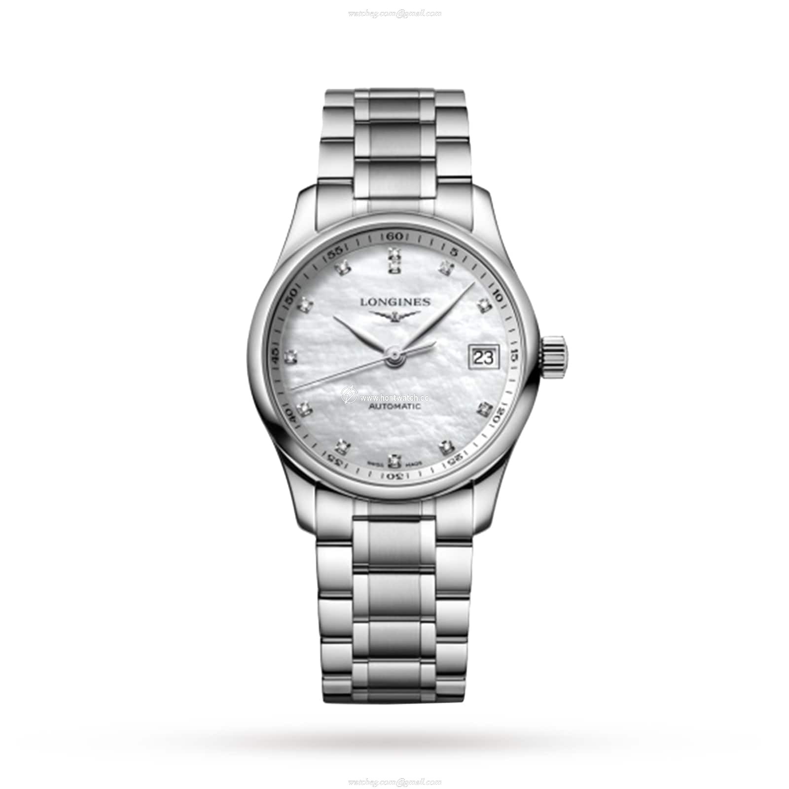 Longines Master Collection L23574876 - 34mm Automatic White Dial - Stainless Steel