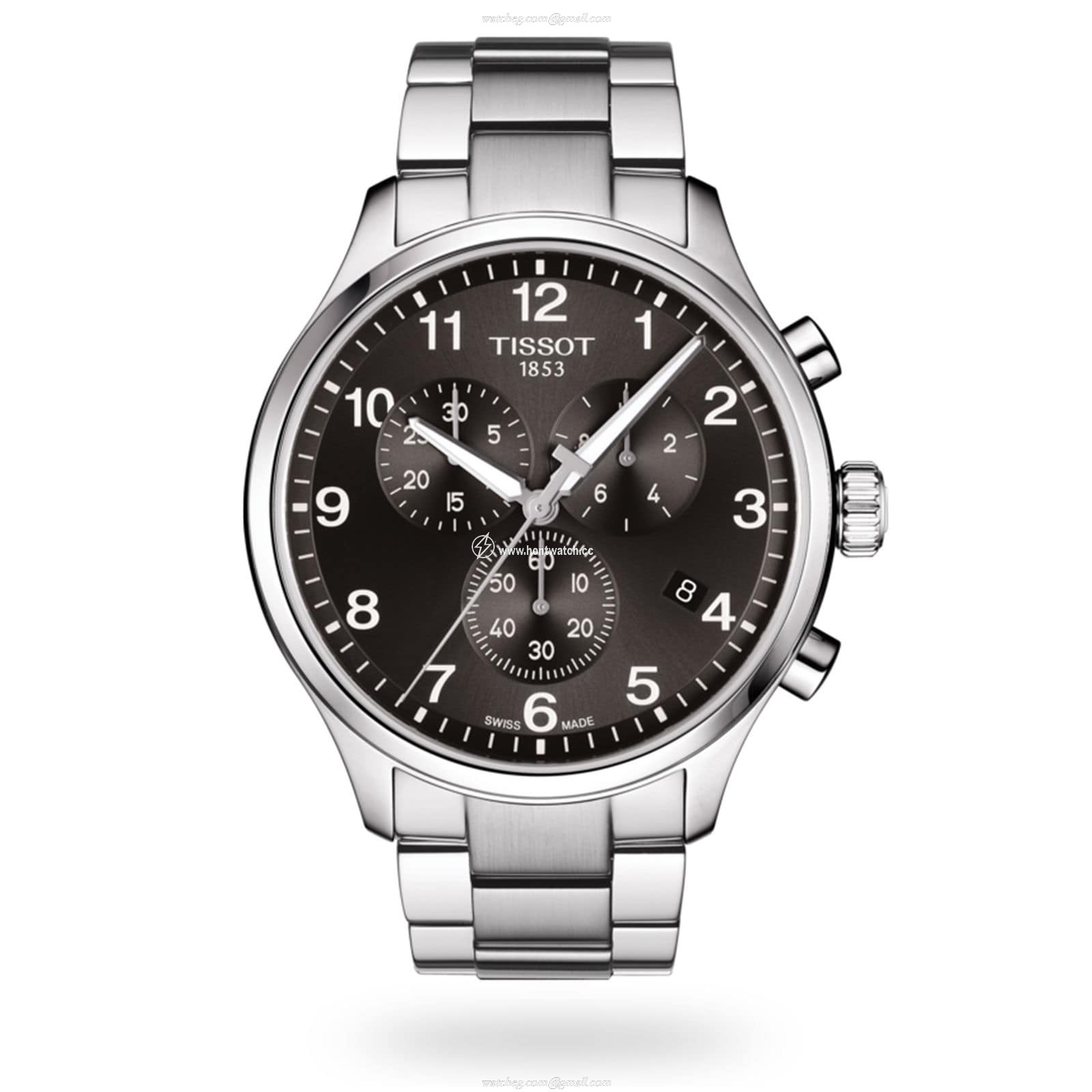 Tissot T-Sport Chrono XL | 45mm Stainless Steel | Quartz Black Dial