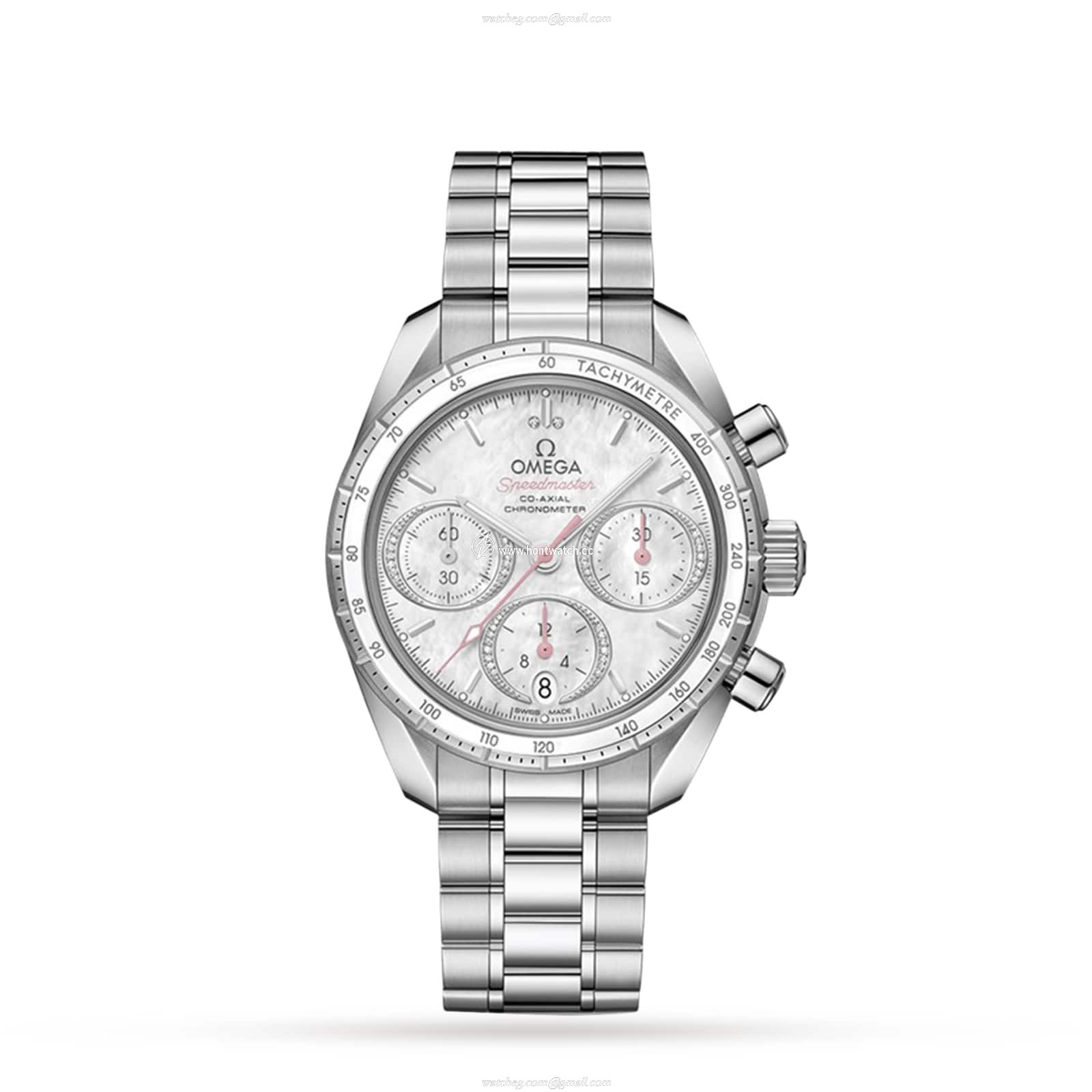 Omega Speedmaster 38mm Automatic - Stainless Steel Mother of Pearl Dial