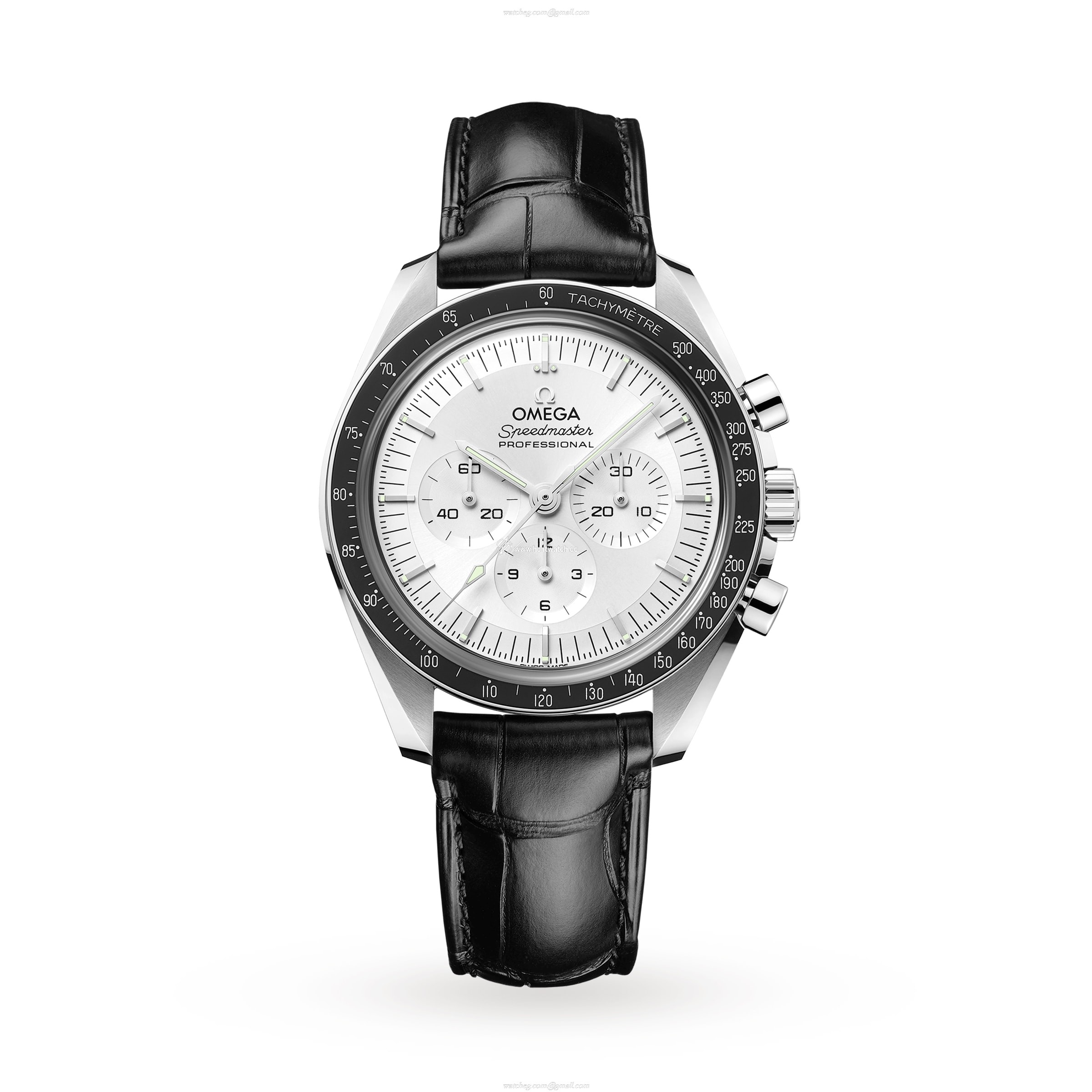 Omega Speedmaster 42mm 18ct White Gold Automatic Silver Dial Watch