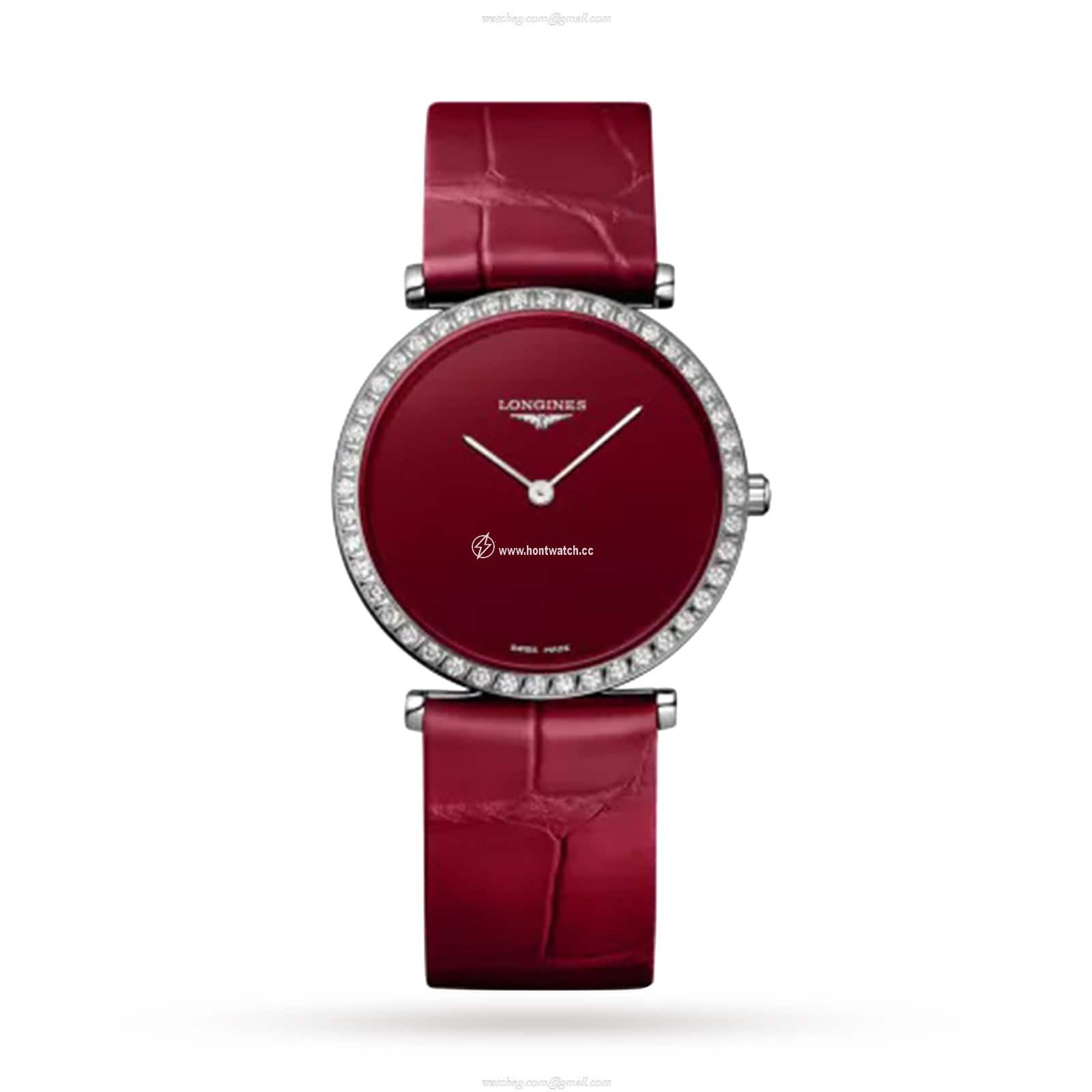 Longines La Grande Classique L45230912 | 29mm Stainless Steel | Red Dial Quartz Watch