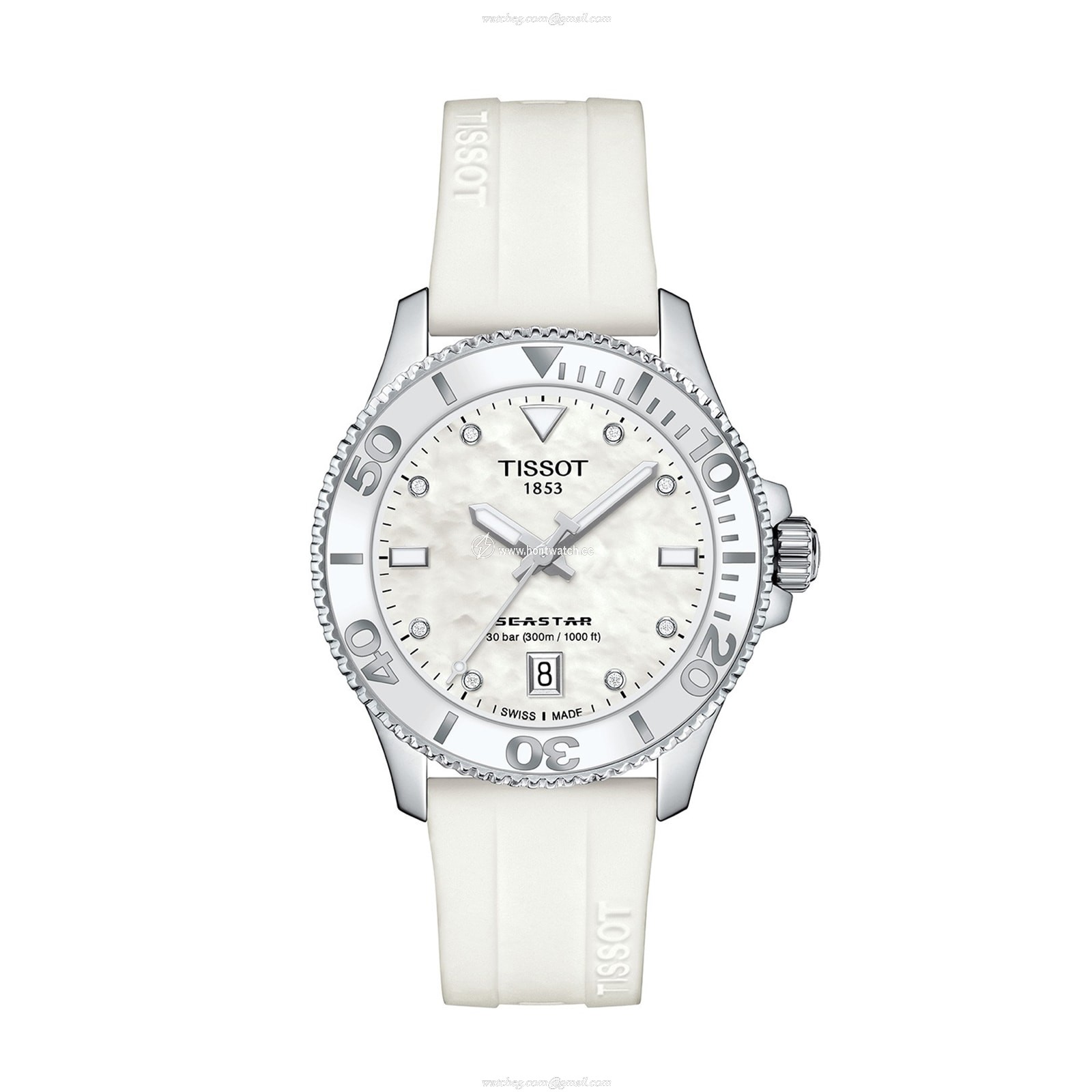 Tissot T-Sport Quartz Watch - 36mm Stainless Steel & Mother Of Pearl Dial