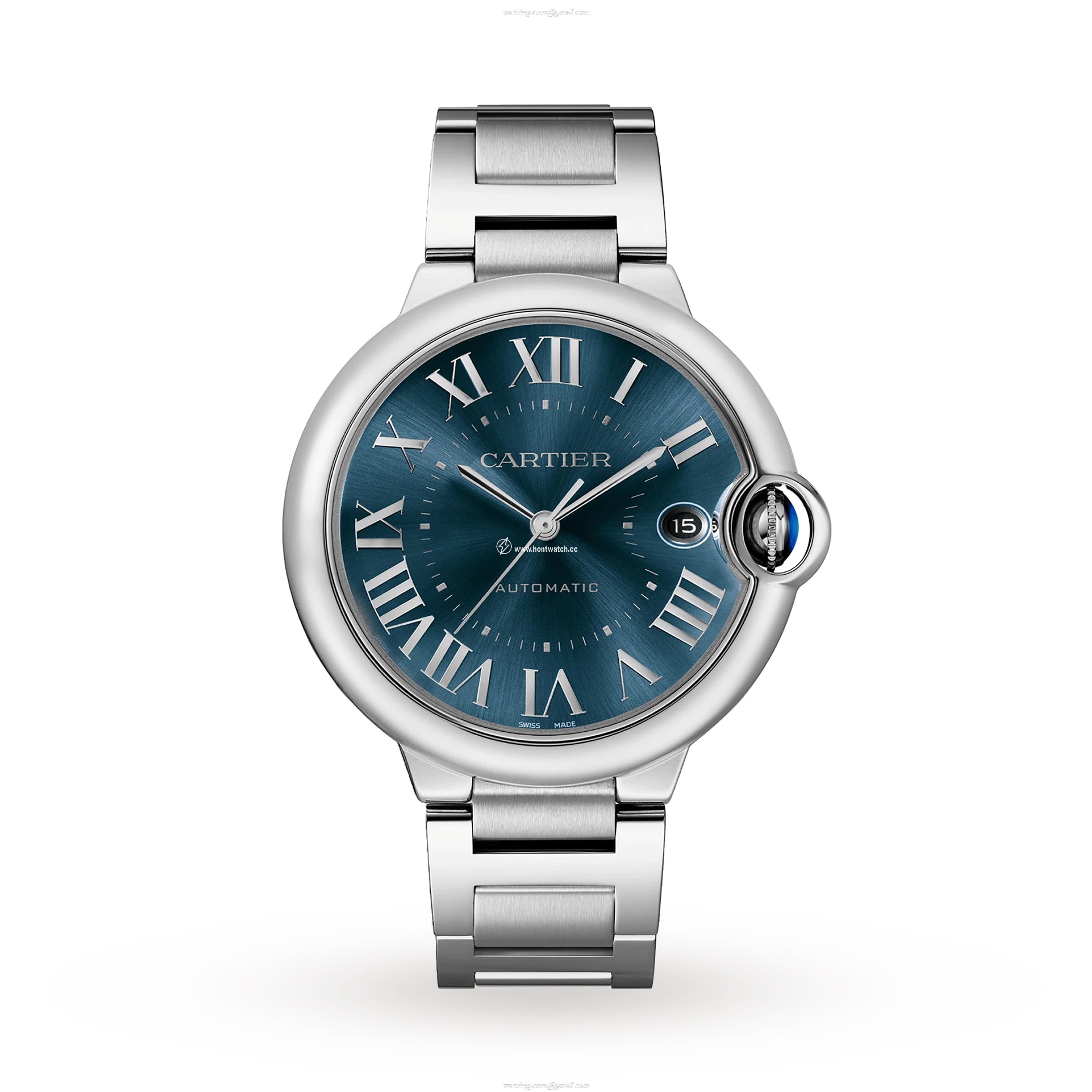 Cartier Ballon Bleu de Cartier WSBB0061 - 40mm Steel Automatic Blue Watch