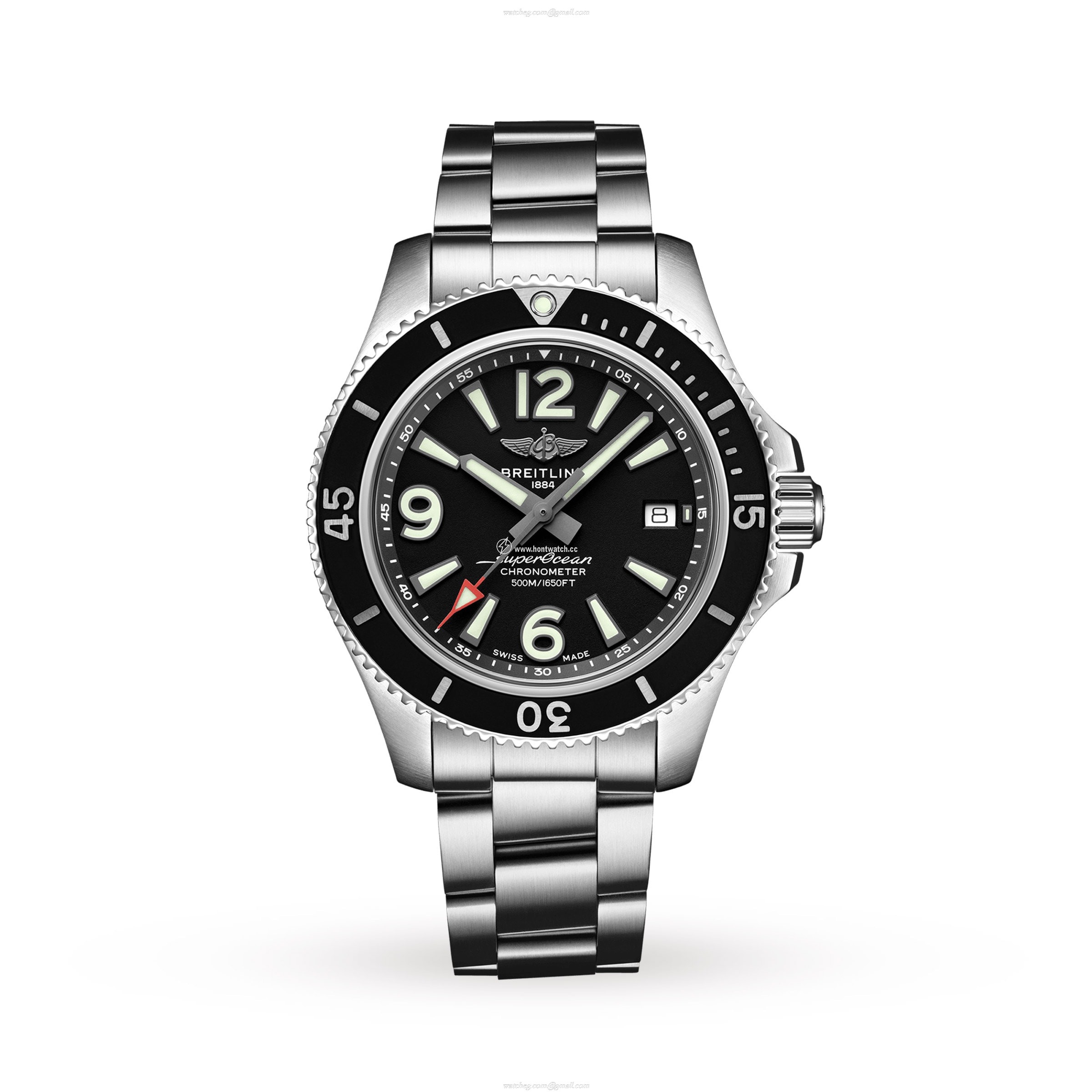 Breitling Superocean Automatic 42mm Black Dial - Stainless Steel Watch