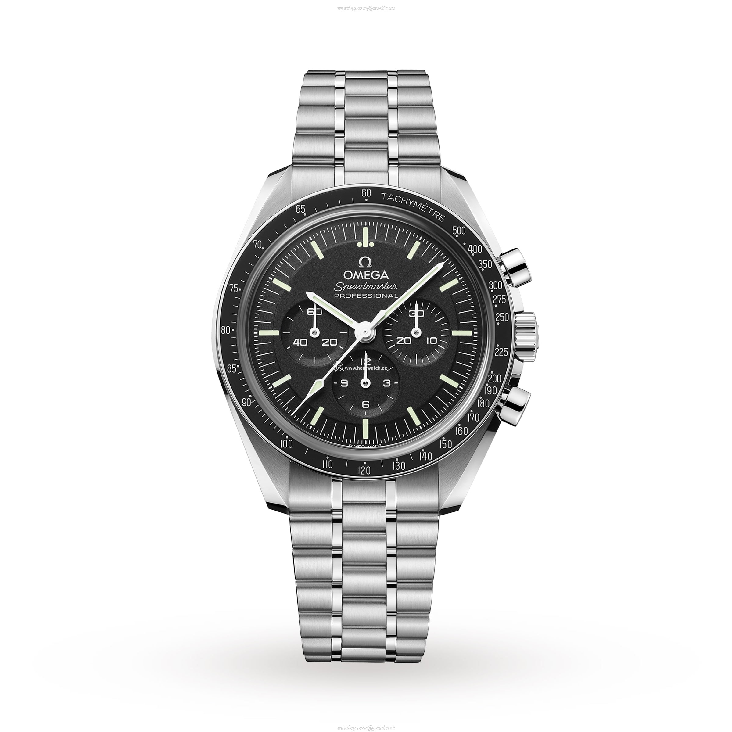 Omega Speedmaster Moonwatch - 42mm Stainless Steel - Manual Winding Black Dial