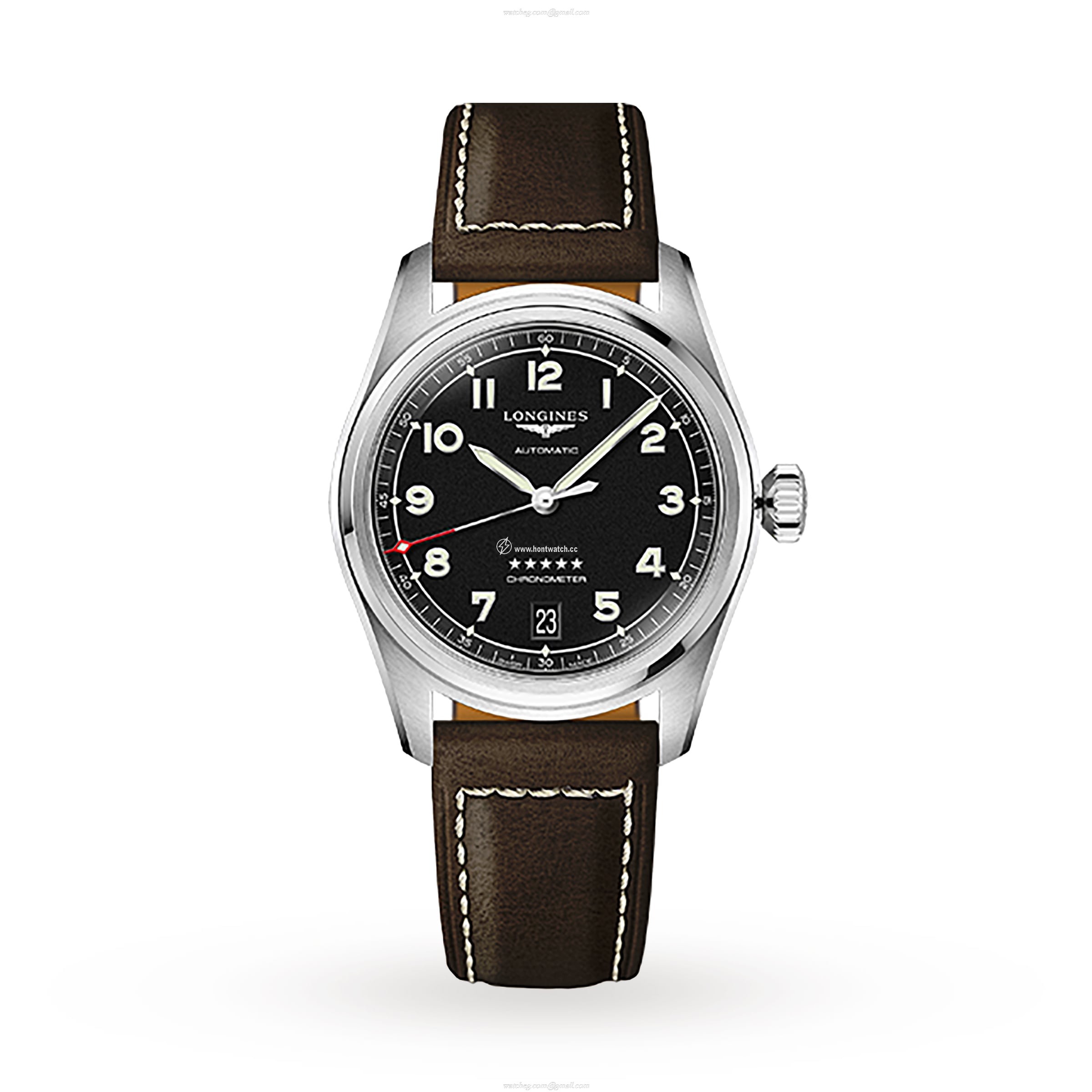 Longines Spirit L34104530 | 37mm Automatic Black Dial | Stainless Steel