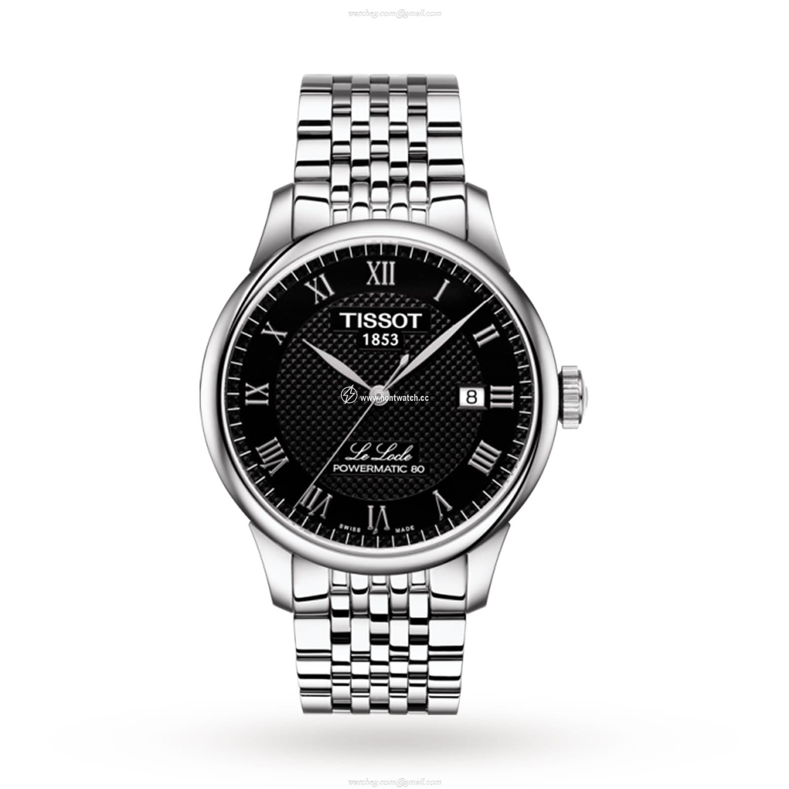 Tissot T-Classic Automatic Watch - Black Dial - Stainless Steel - 39.5mm