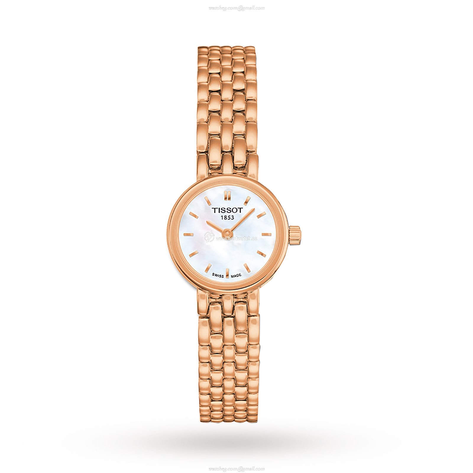 Tissot Lovely Quartz Watch - Mother of Pearl Dial - Rose Gold PVD 19.5mm