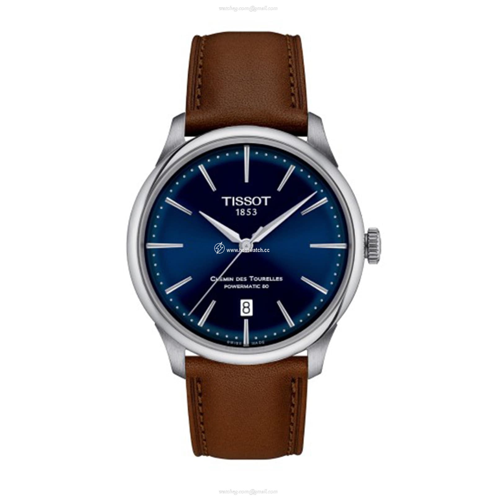 Tissot T-Classic Automatic Blue Dial Watch - 39mm Stainless Steel