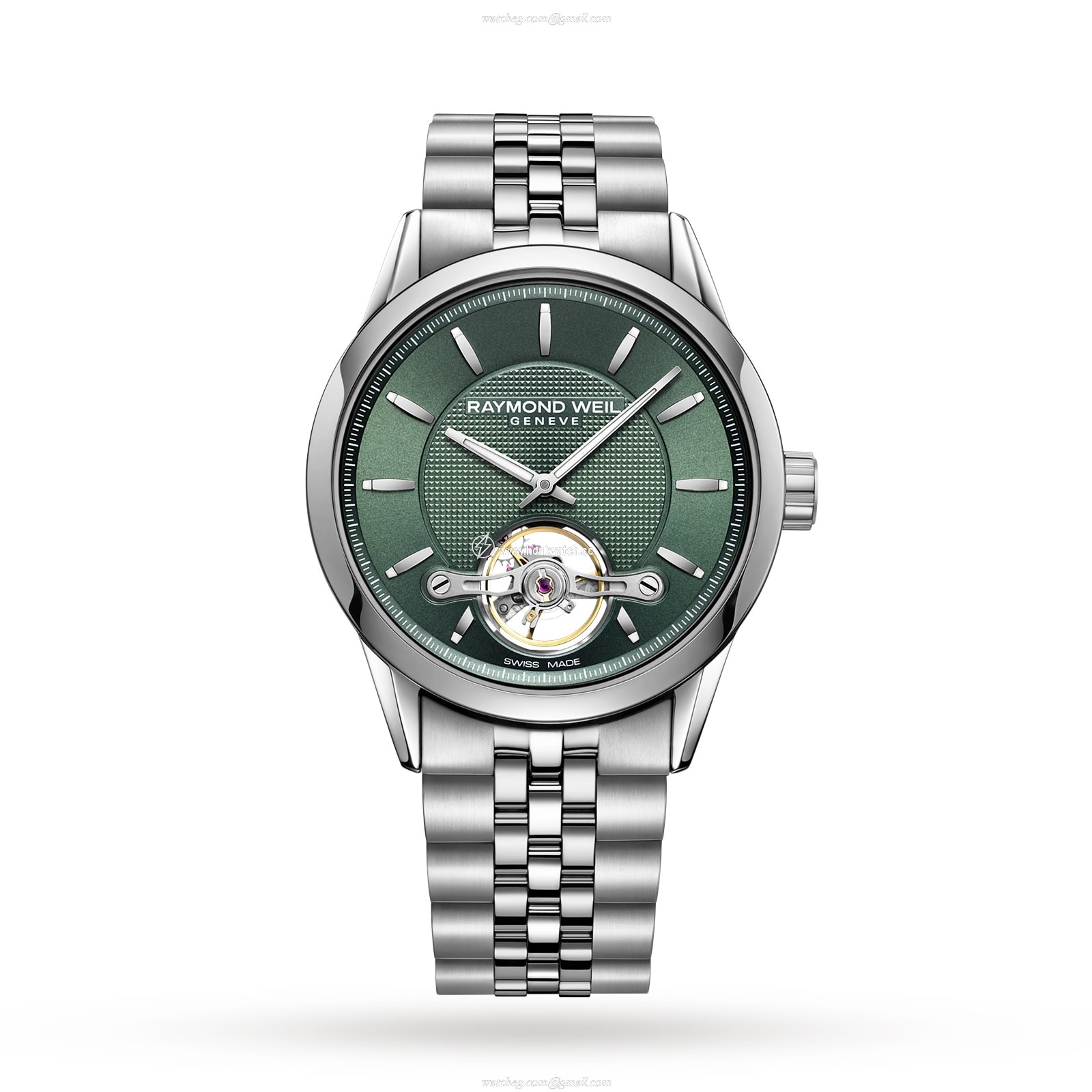 Raymond Weil Freelancer 2780-ST-52001 | 42mm Automatic Green Dial | Stainless Steel