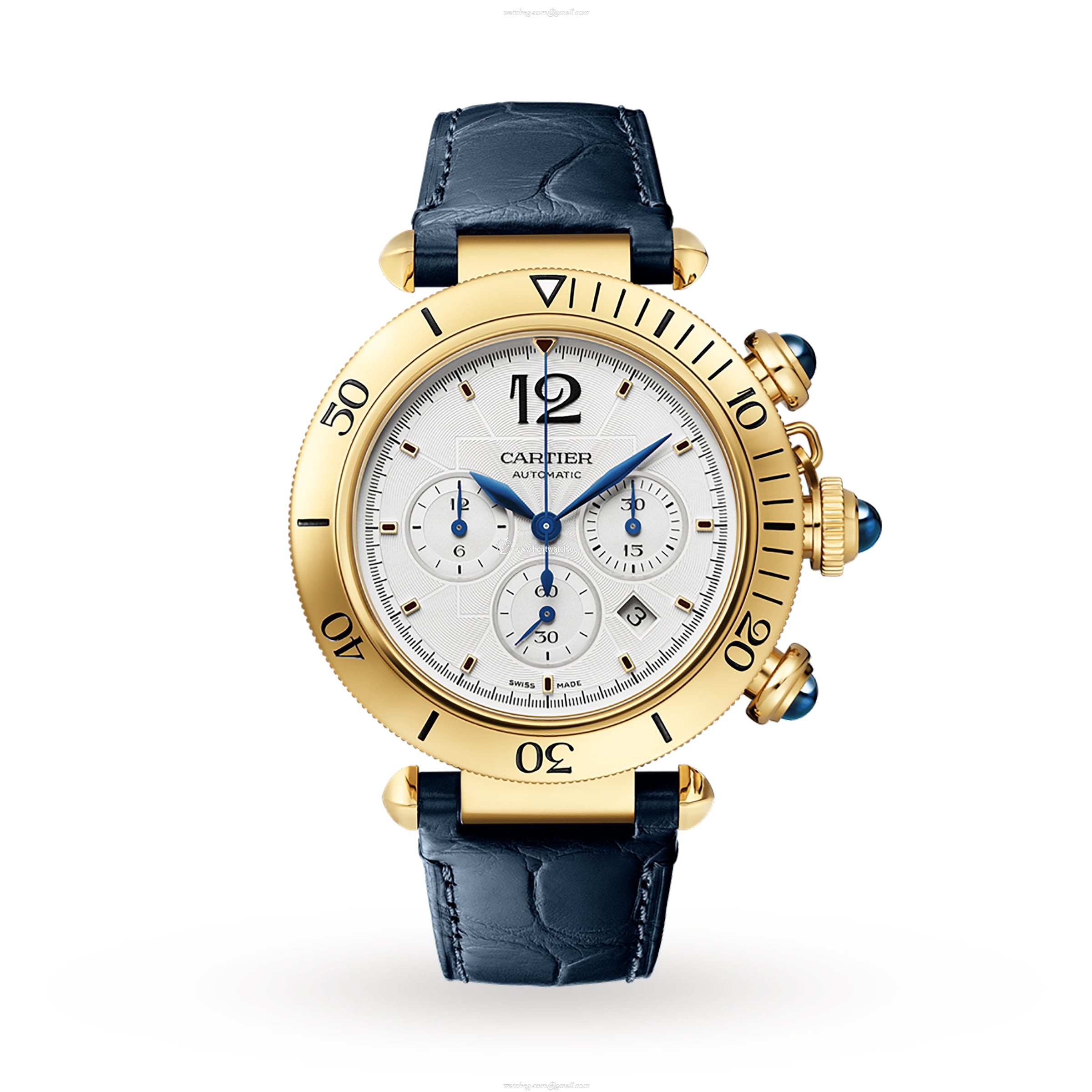 Cartier Pasha de Cartier WGPA0017 - 41mm Yellow Gold Automatic Watch