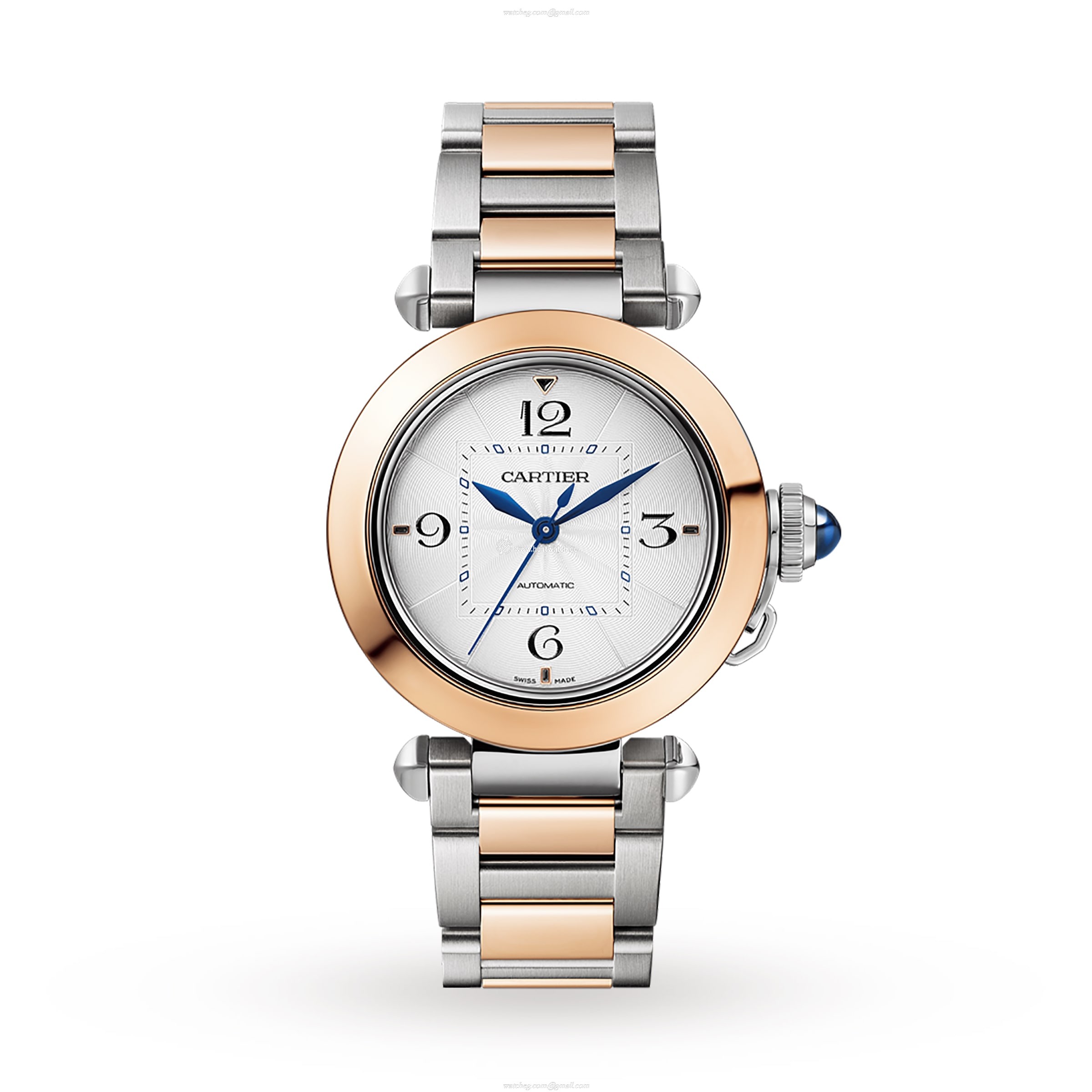 Cartier Pasha de Cartier W2PA0008 | 35mm Steel & Rose Gold Automatic Watch